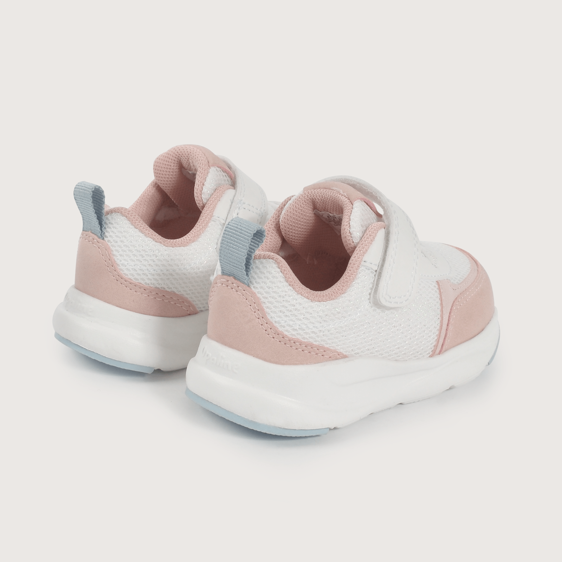 Zapatilla primeros pasos deportiva blanca con velcro de niña-4