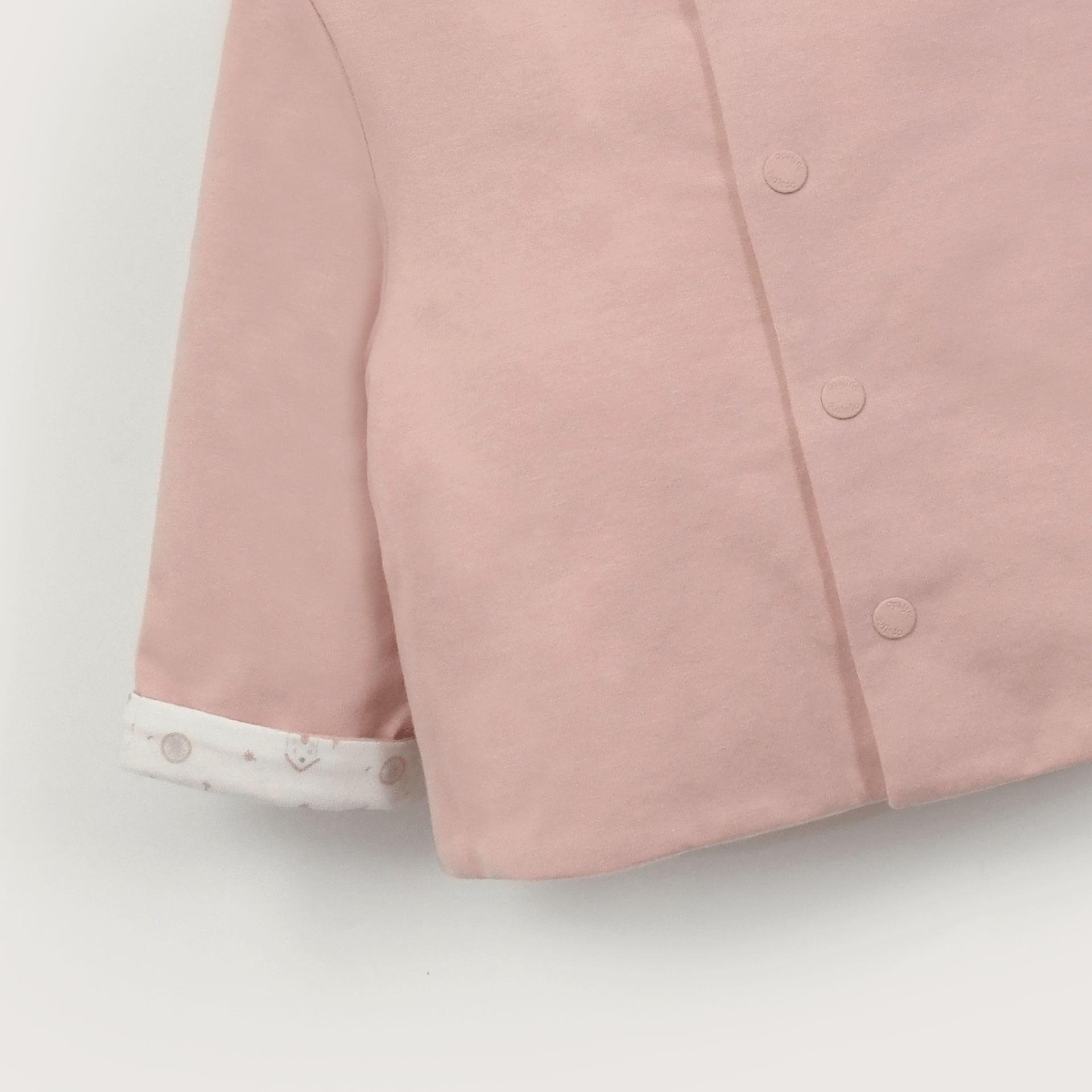 Conjunto polerón y pantalón rosado de bebé niña-4