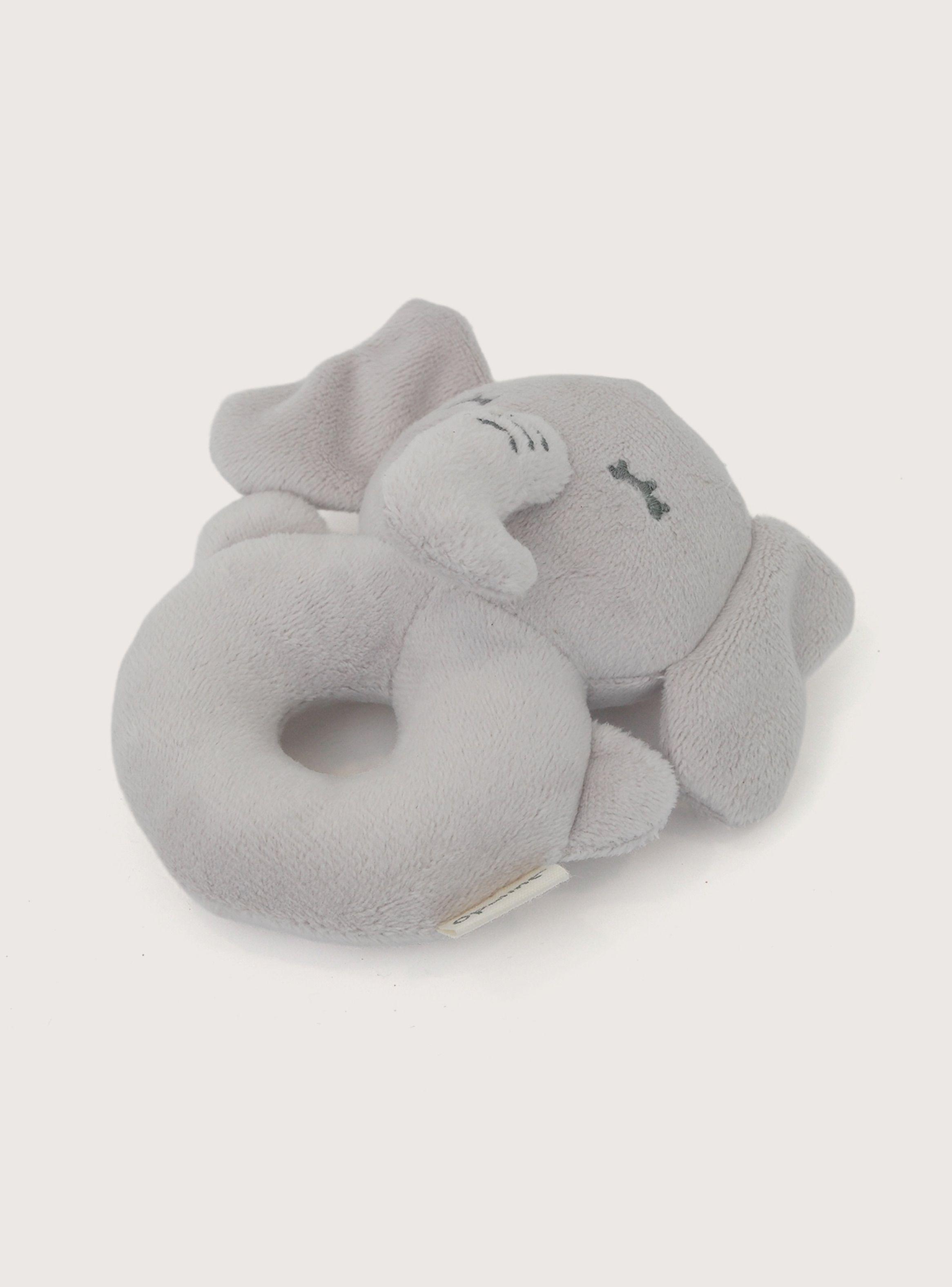 Juguete De Elefante Sonajero Gris Bebé Niño-0