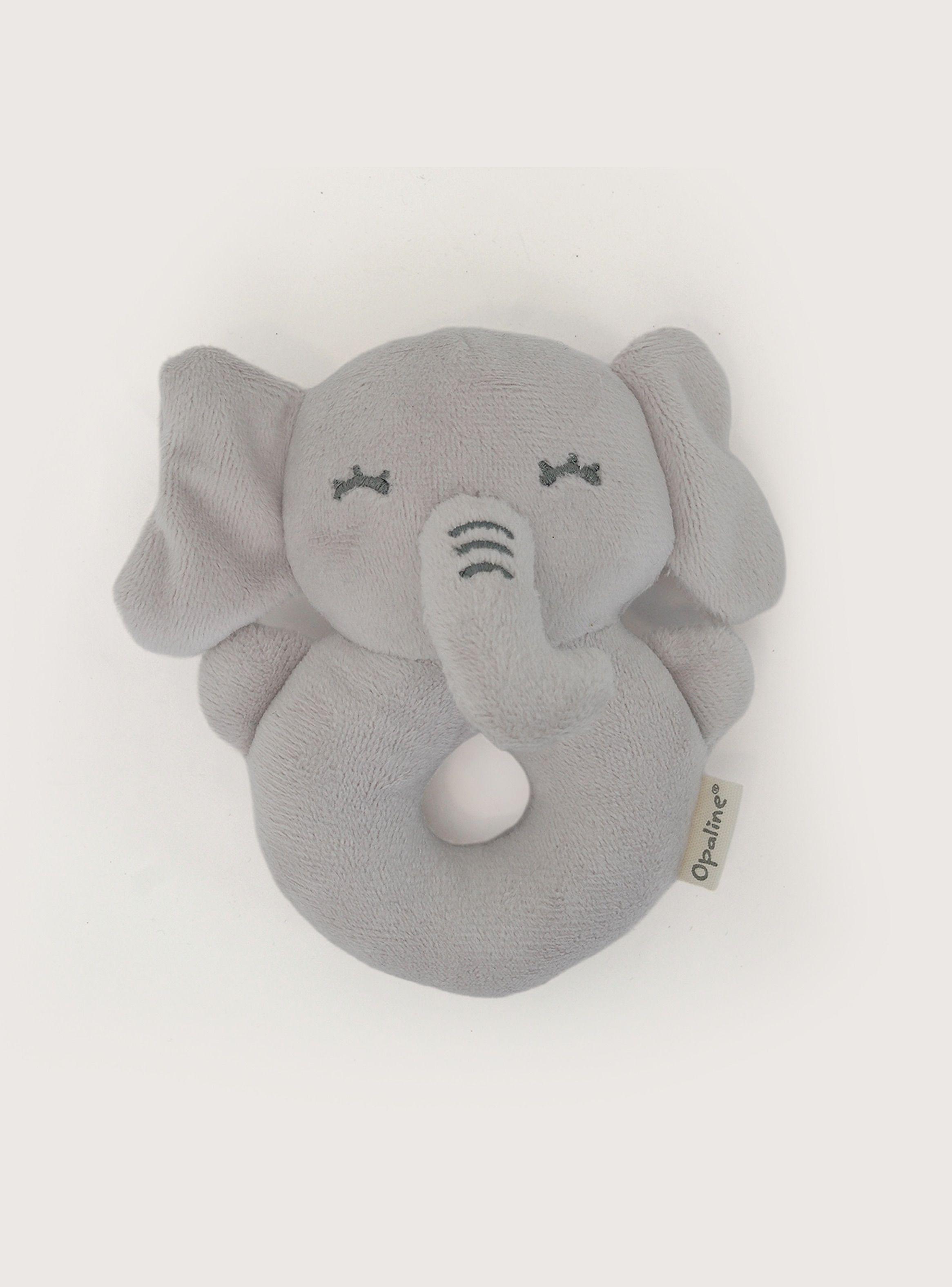 Juguete De Elefante Sonajero Gris Bebé Niño-1