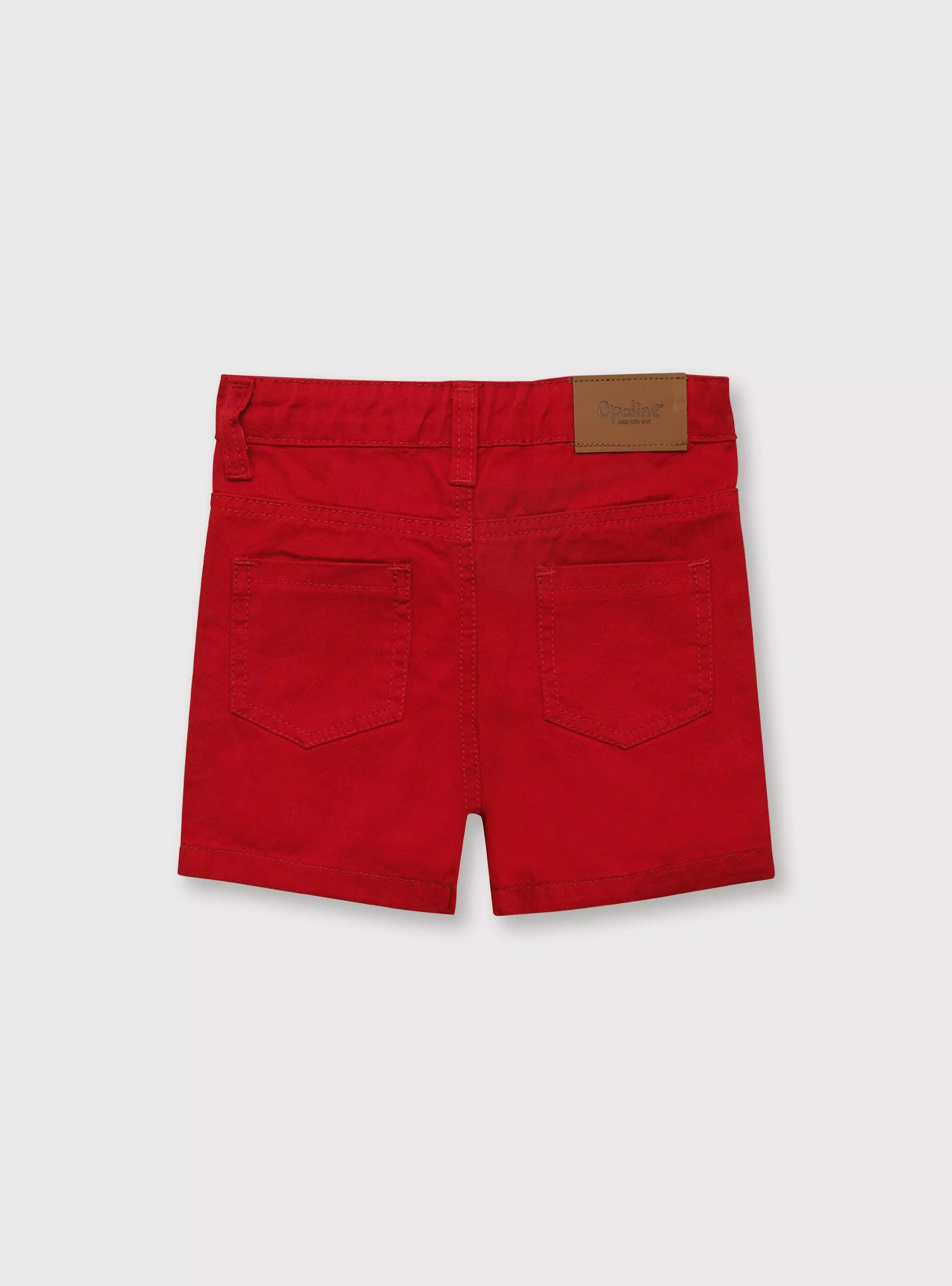 Bermuda de niño Rojo (6 meses a 4 años)-1
