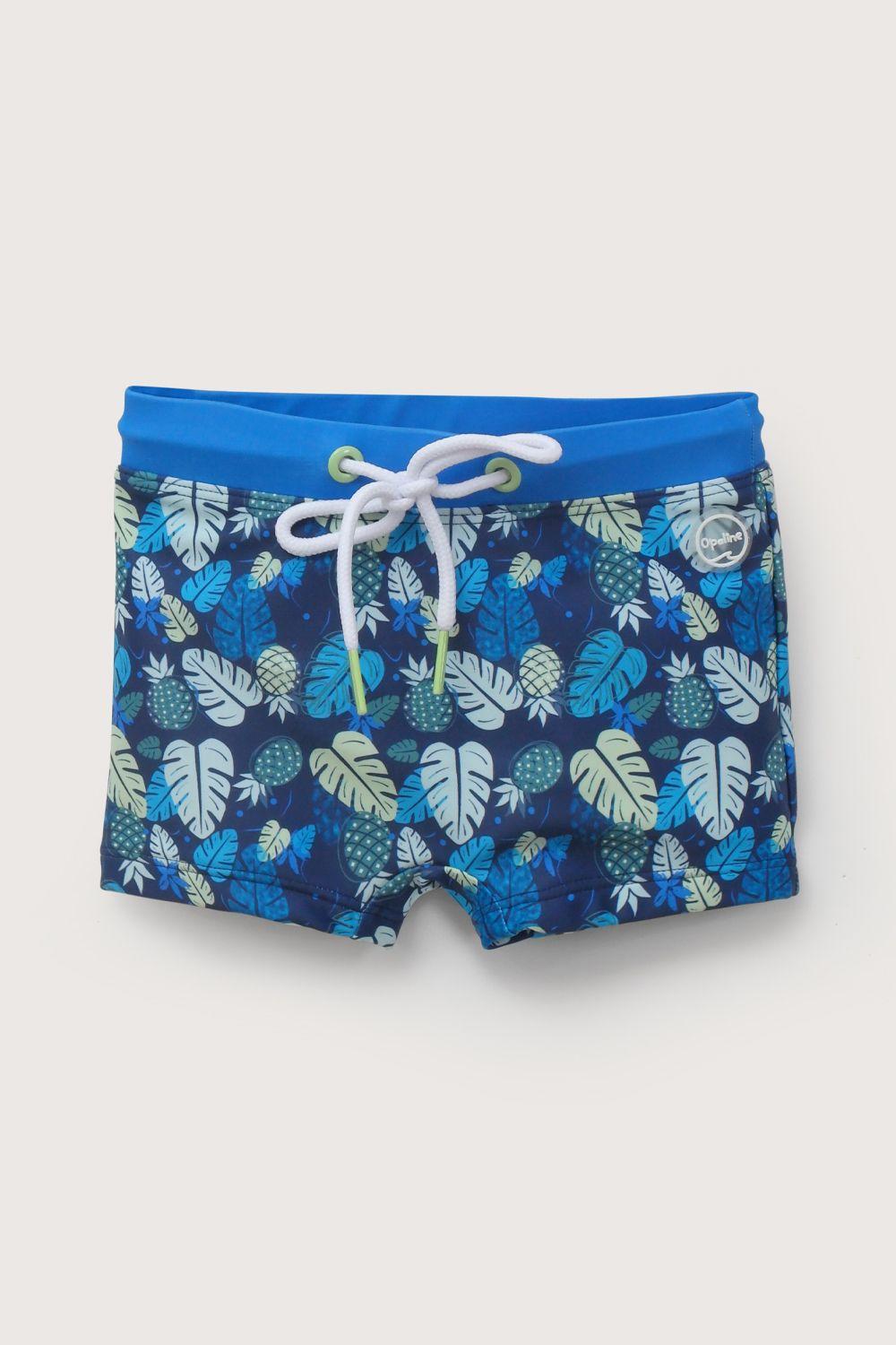 Short traje de baño azul de niño-1