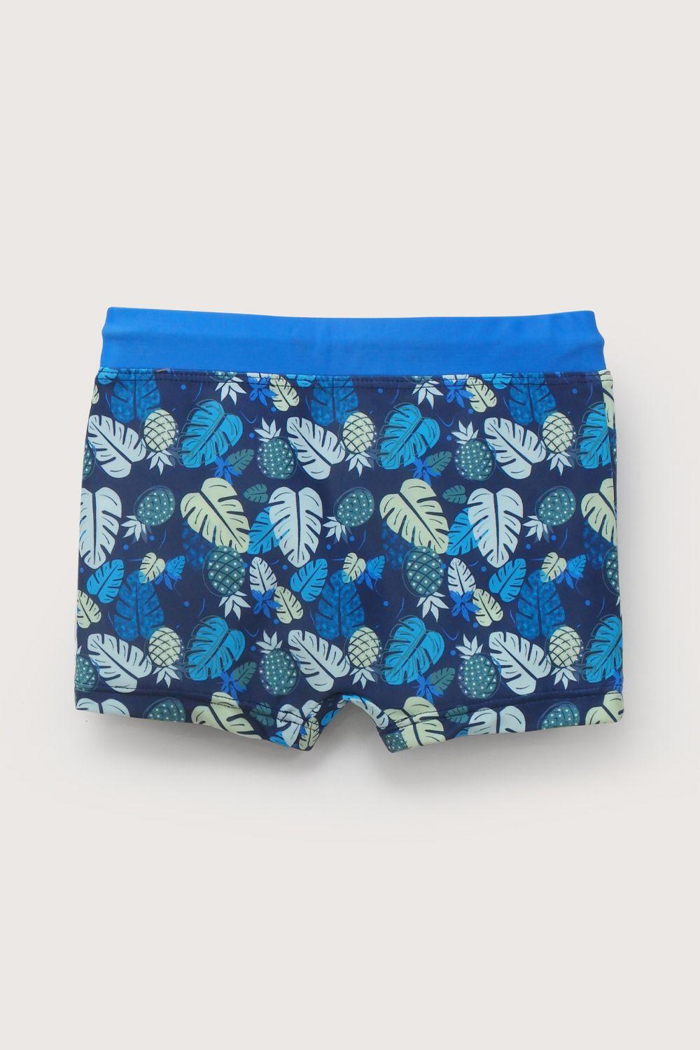 Short traje de baño azul de niño-2