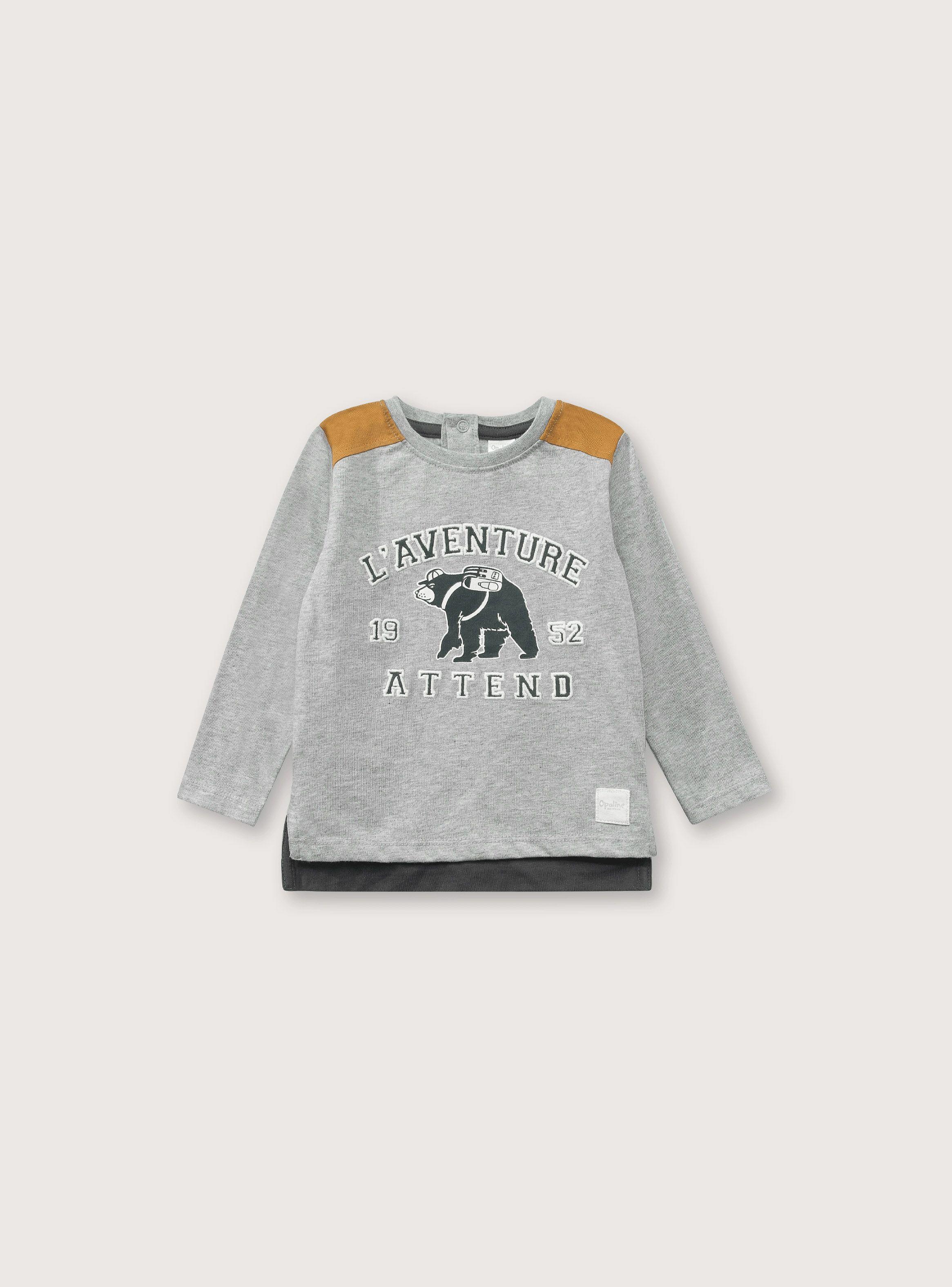 Polera Niño Gris 38956 OPALINE-0