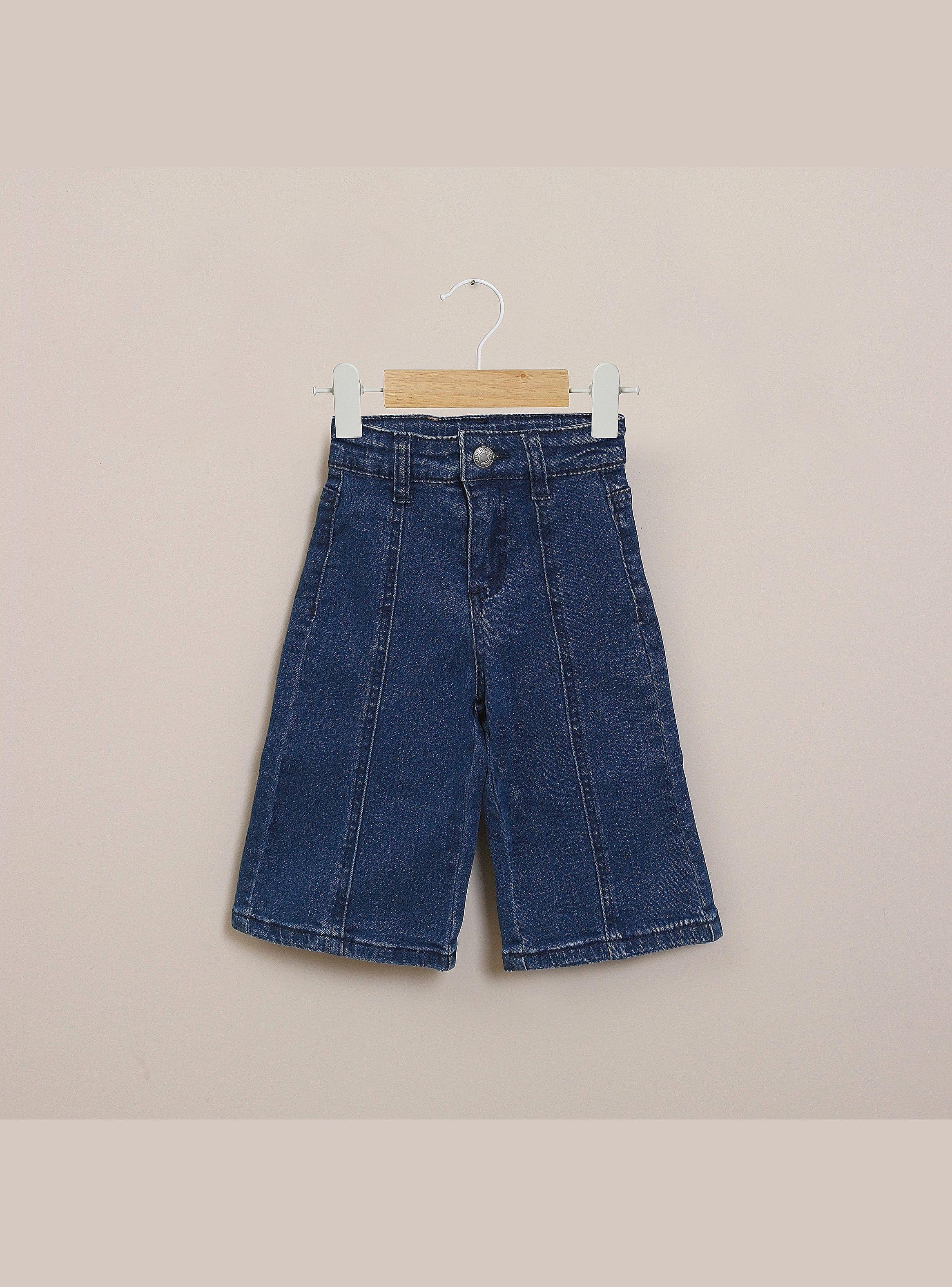 Jeans Wide Leg Infant Niña Azul-0