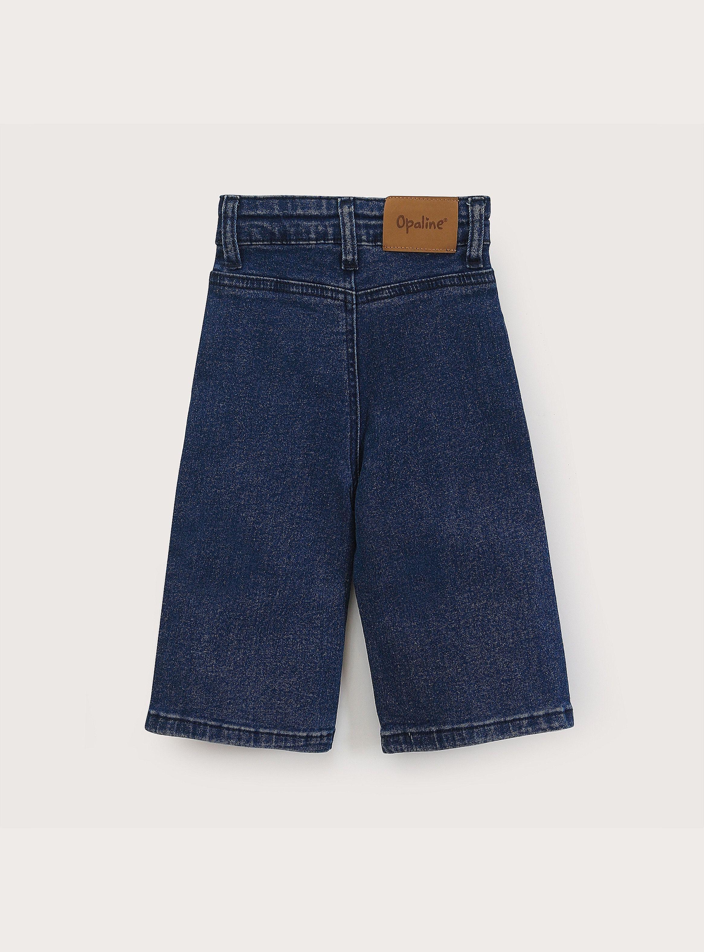 Jeans Wide Leg Infant Niña Azul-2