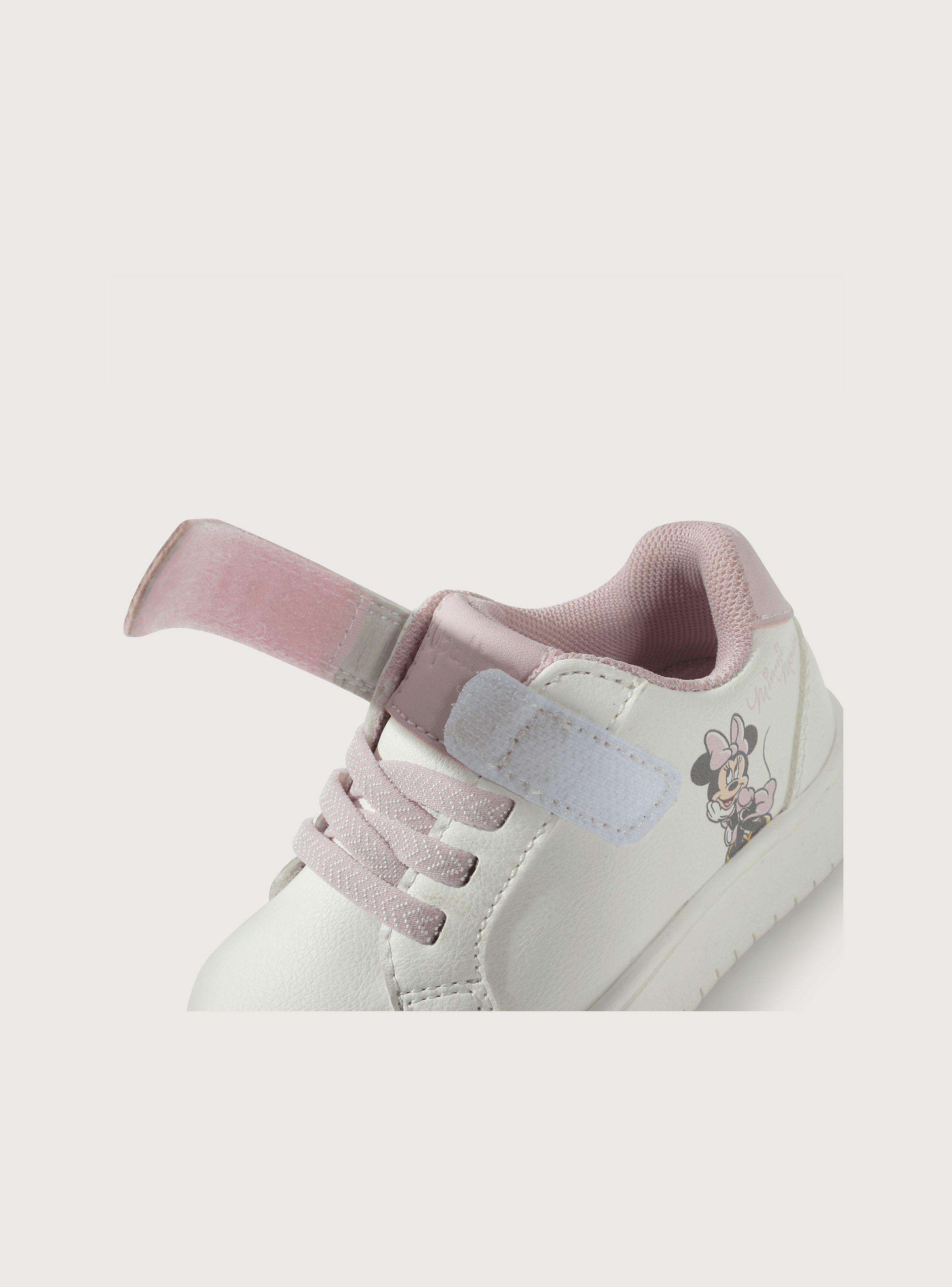 Zapatilla urbana para niña con detalles de minnie-5