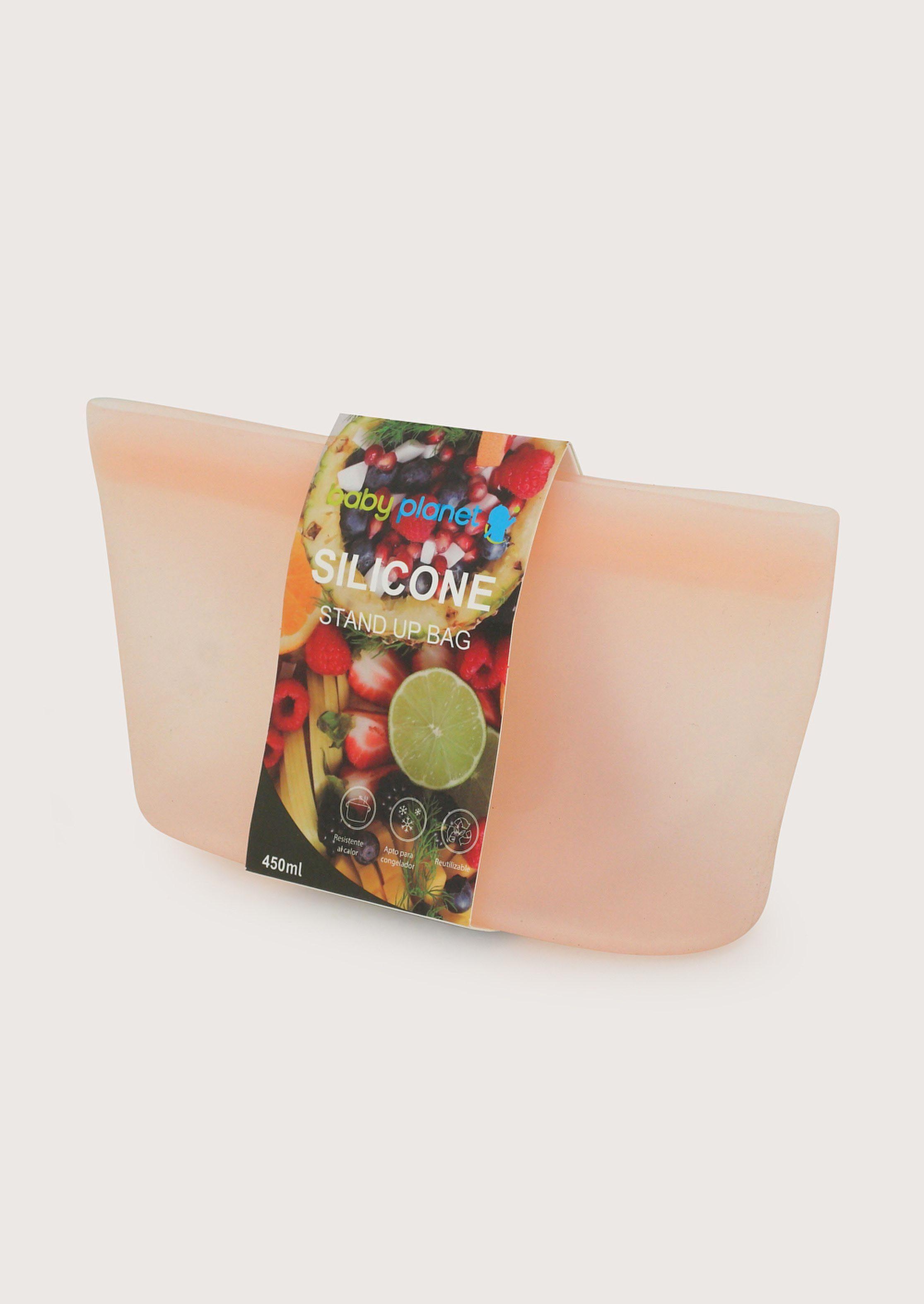 Bolsa silicona 450 ml rosada-2