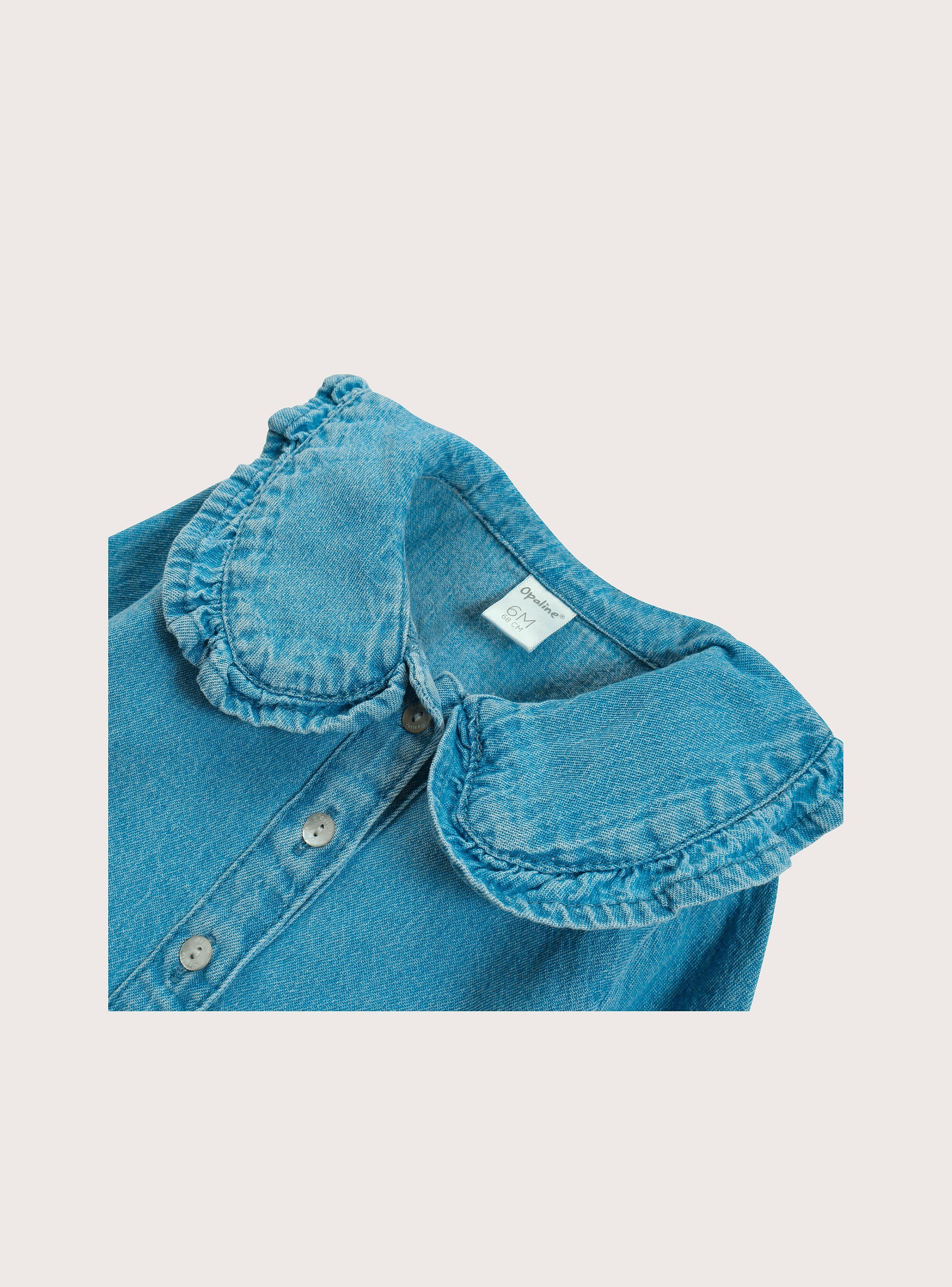 Blusa Niña Azul 40084 Opaline-2