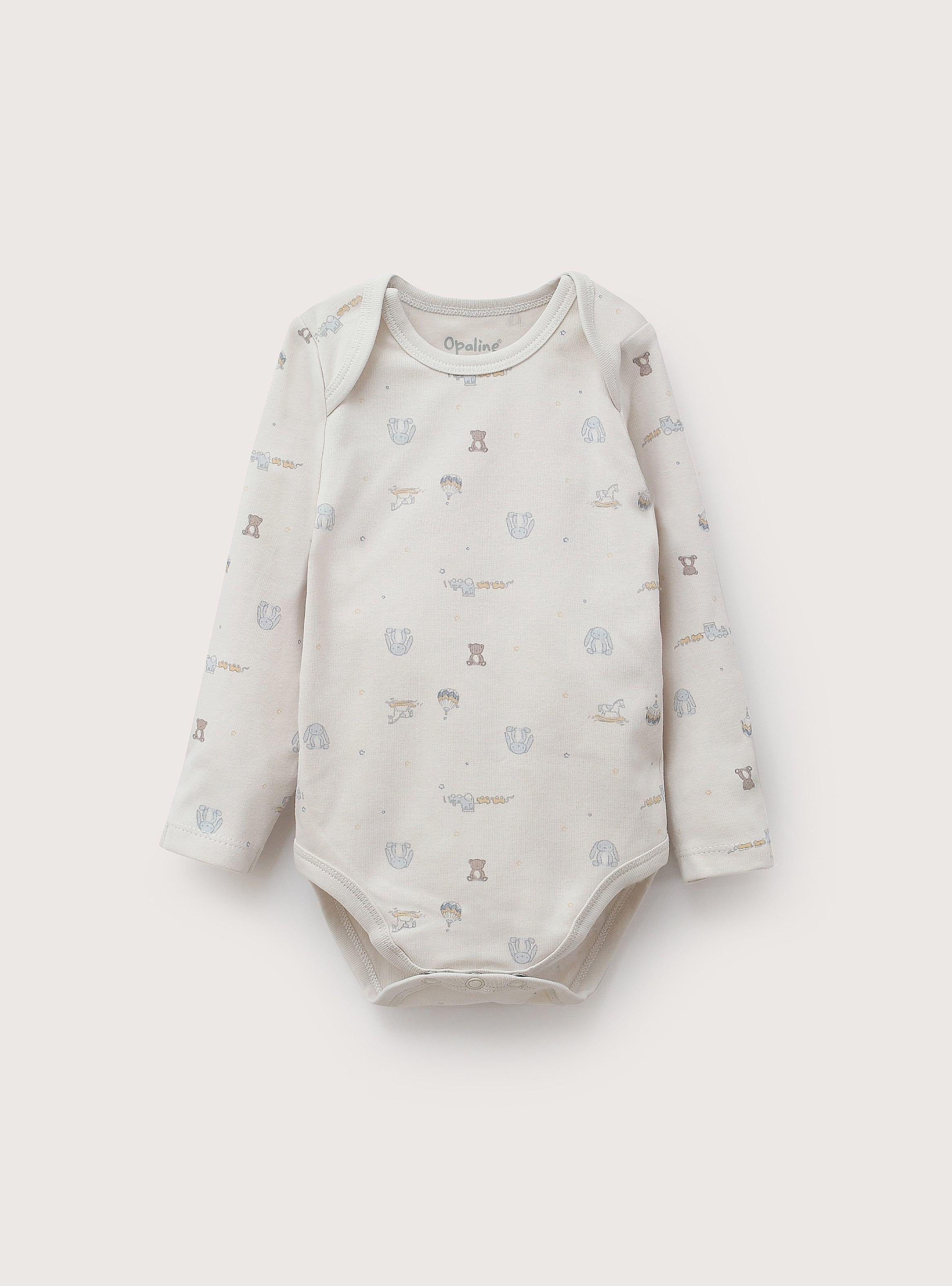 Pack Bodies Bebe Niño Beige-2