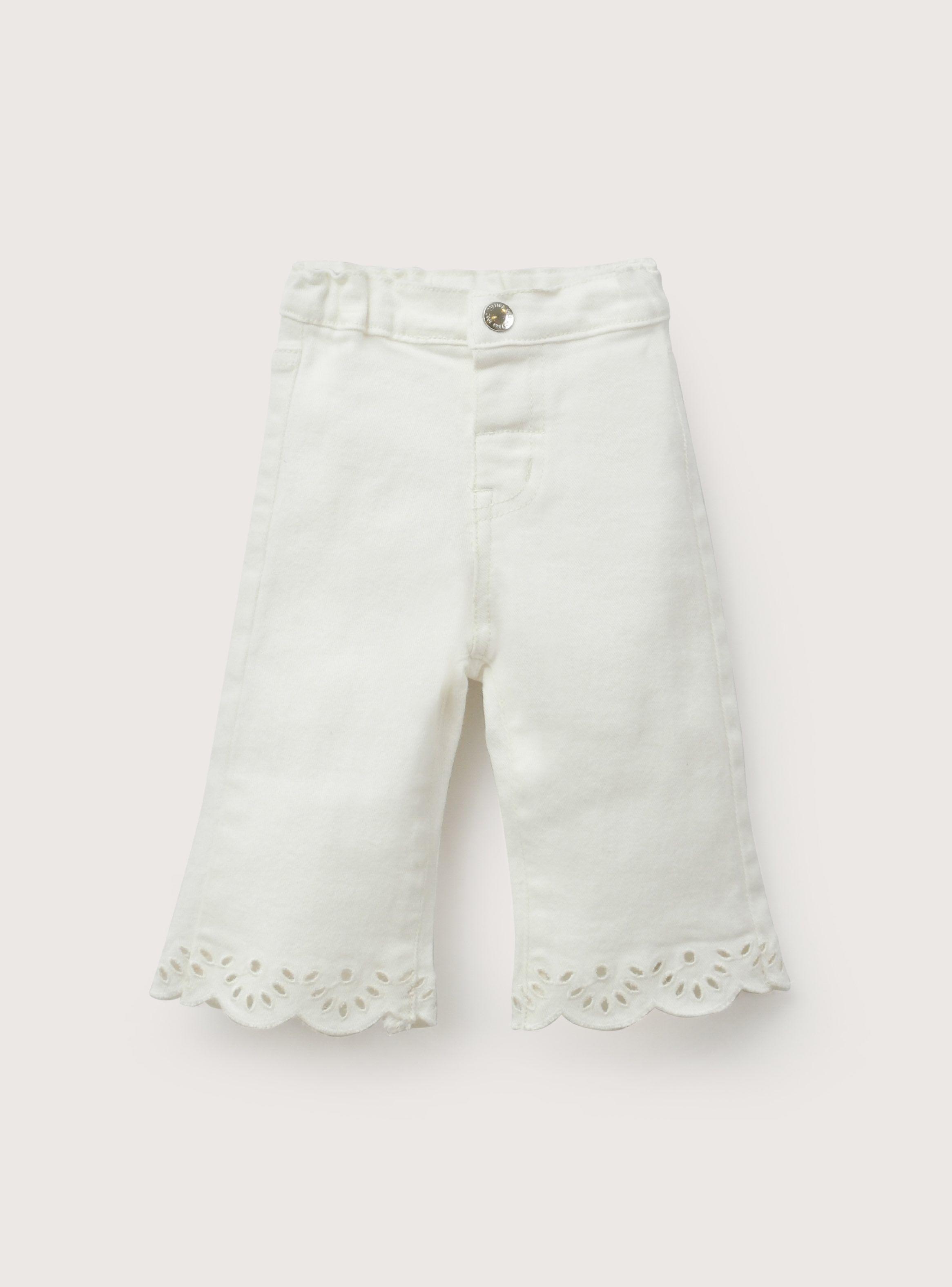 Pantalon Blanco Infant Niña-0