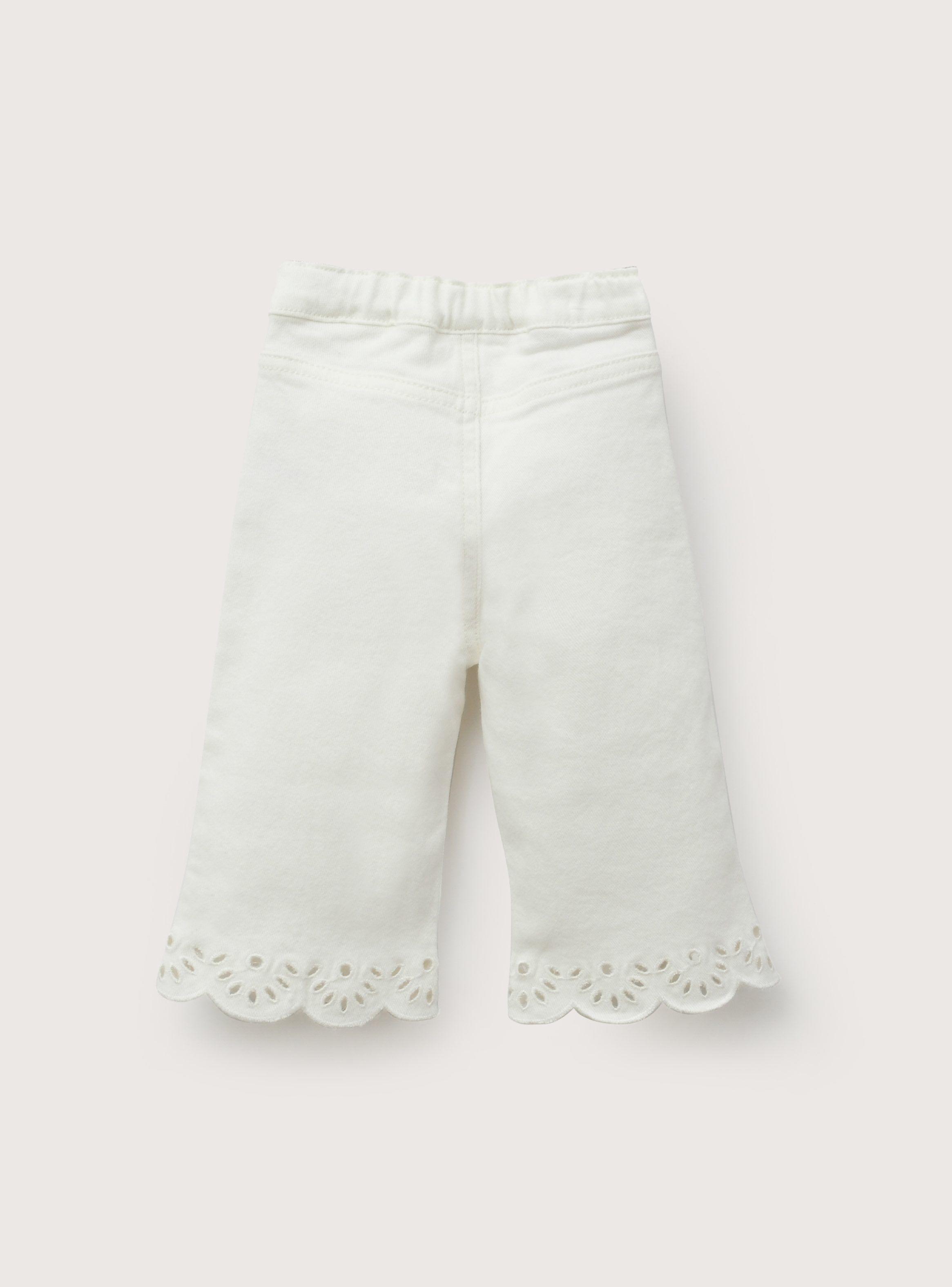 Pantalon Blanco Infant Niña-1
