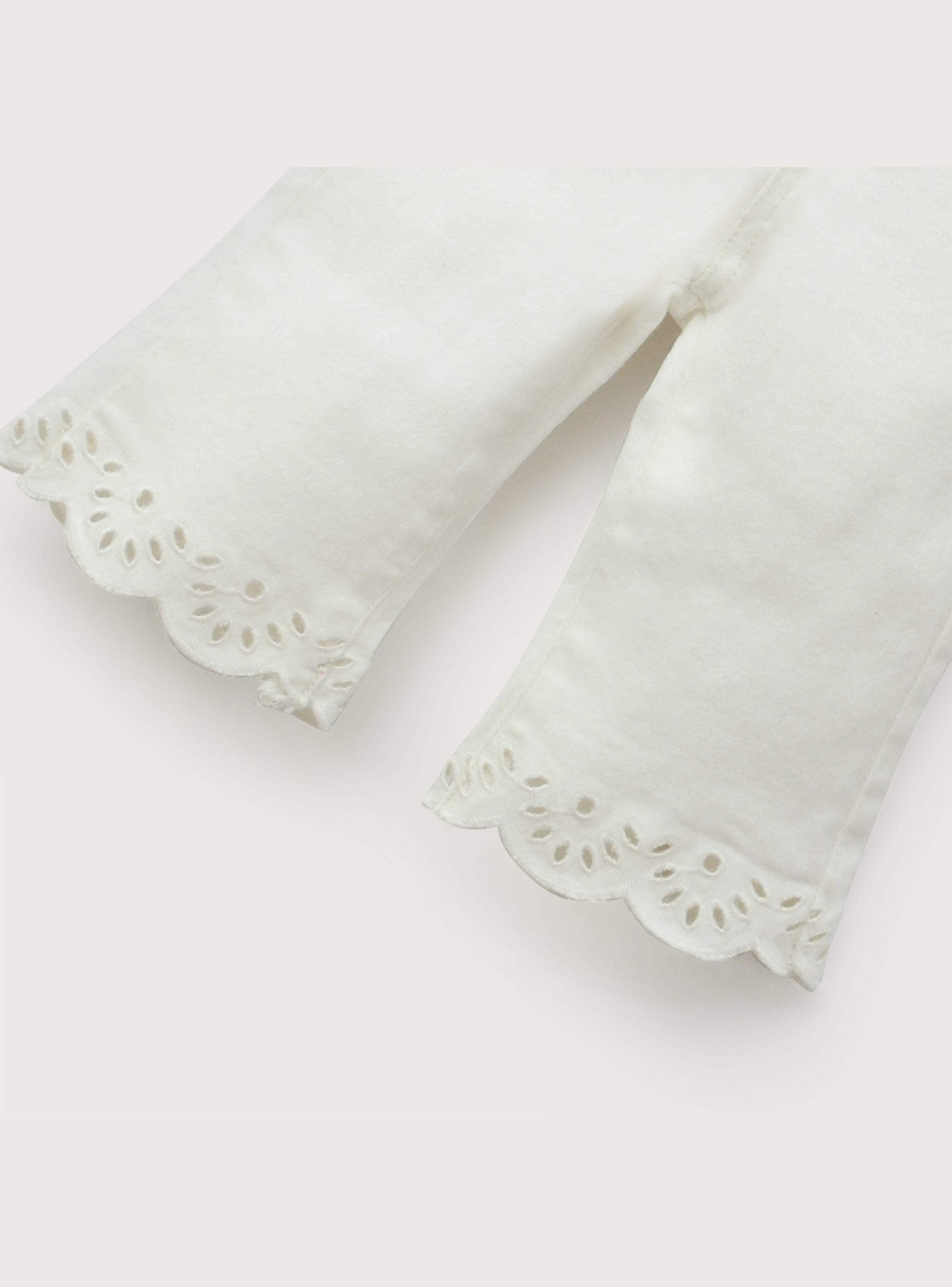 Pantalon Blanco Infant Niña-2