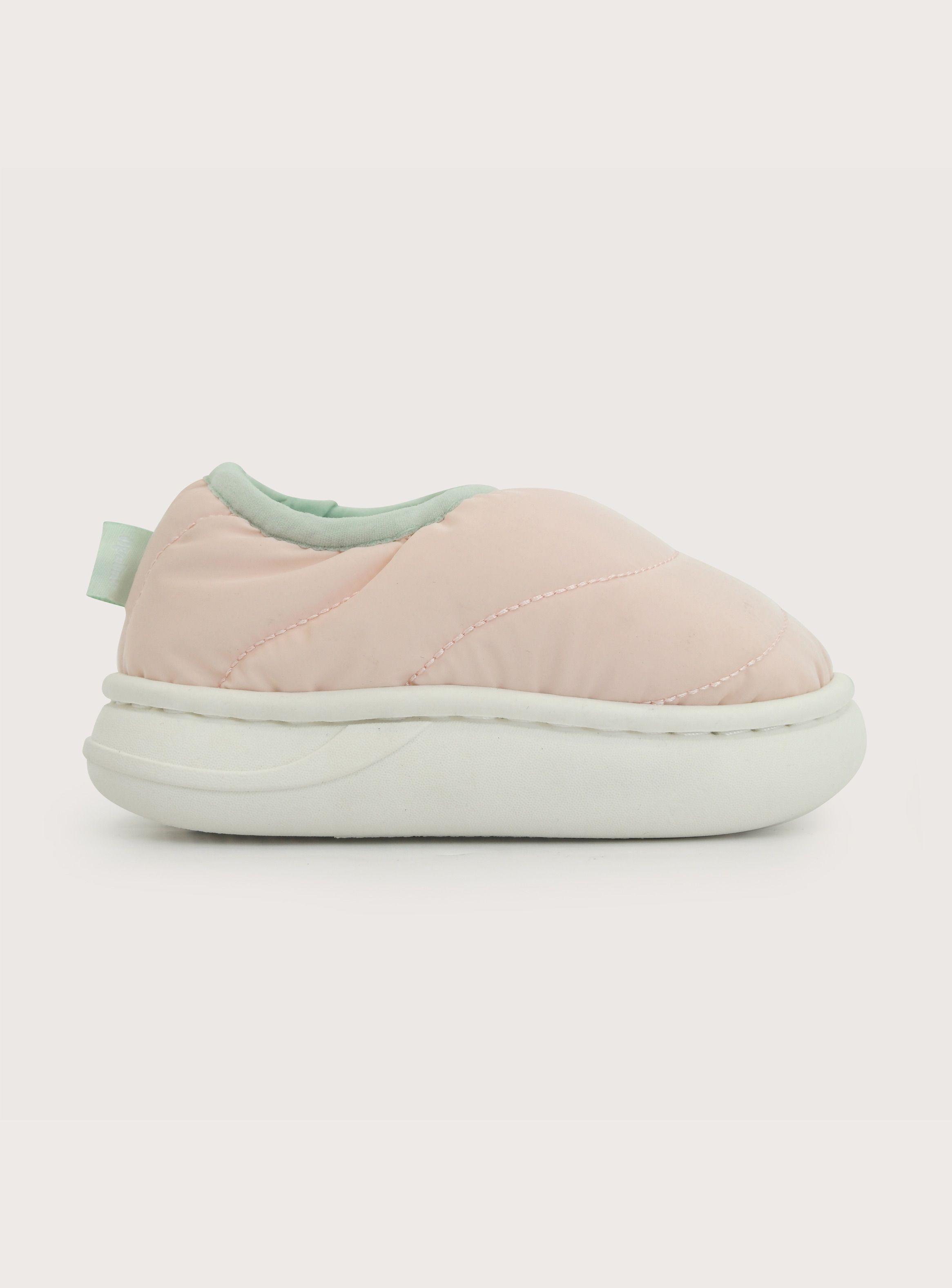 Pantufla Puffer Niña Rosado Claro-3
