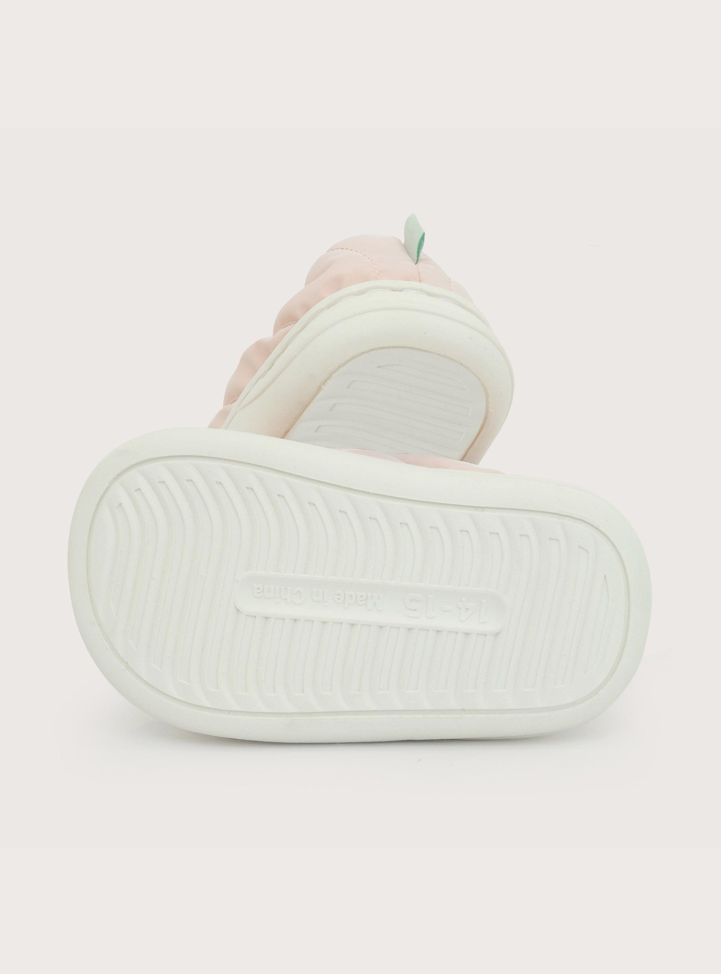Pantufla Puffer Niña Rosado Claro-4