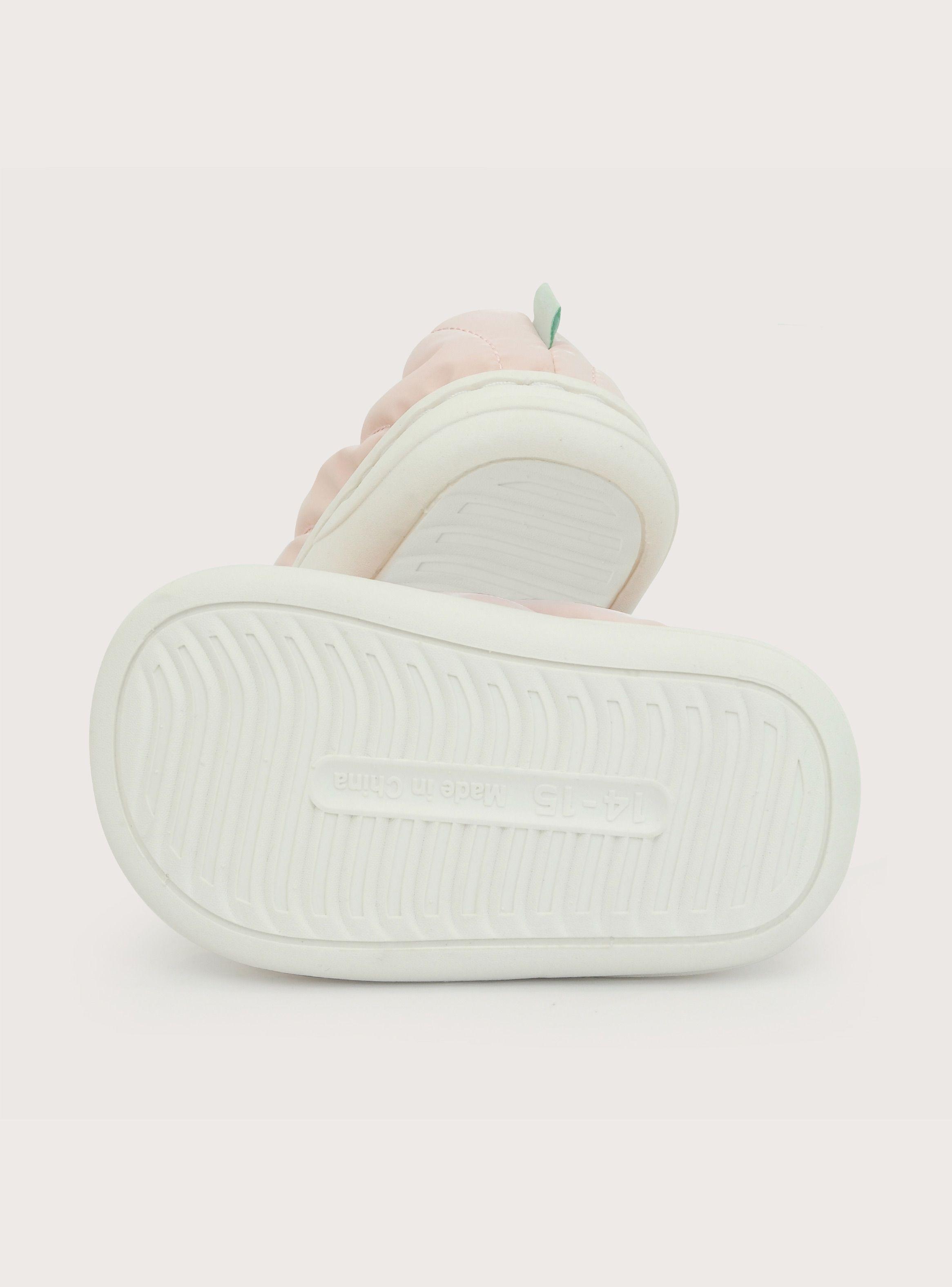 Pantufla Puffer Niña Rosado Claro-5