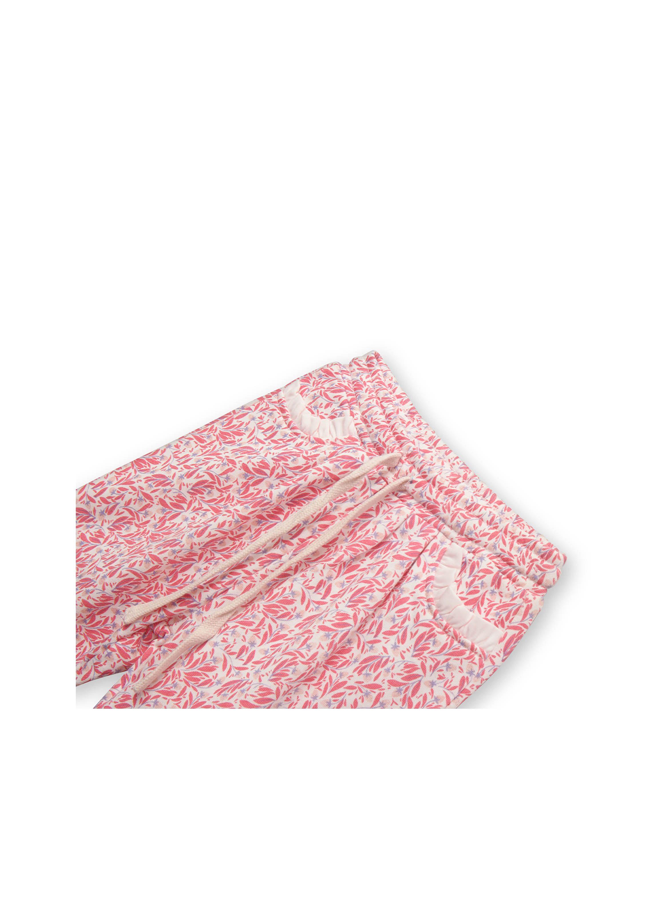 Pantalon Buzo Niña Print Rojo Brillante (6M A 4A) Opaline-2