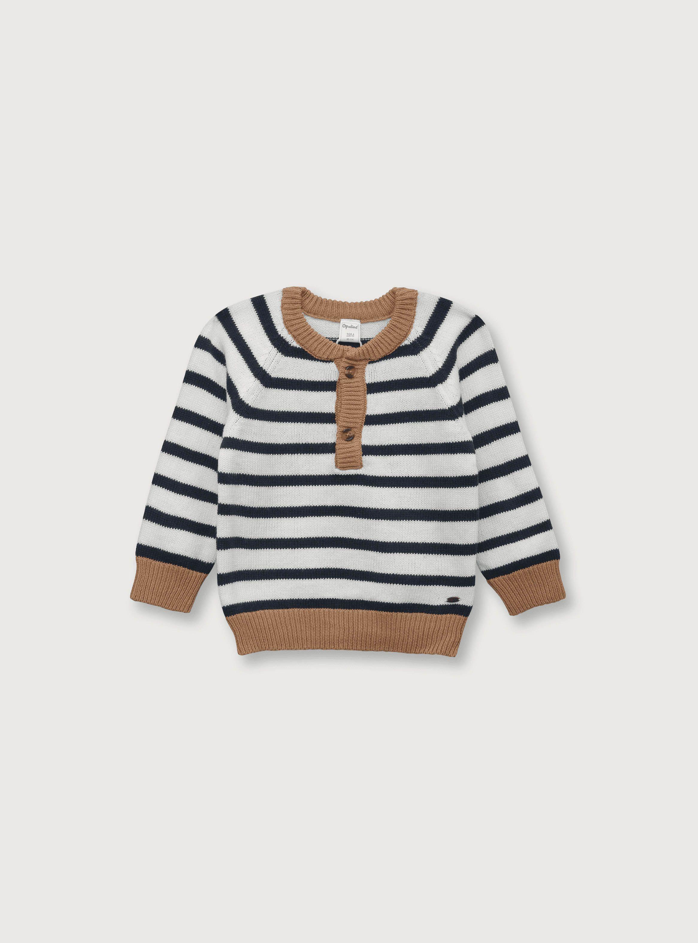 Sweater Niño Gris (6M A 4A) Opaline-0