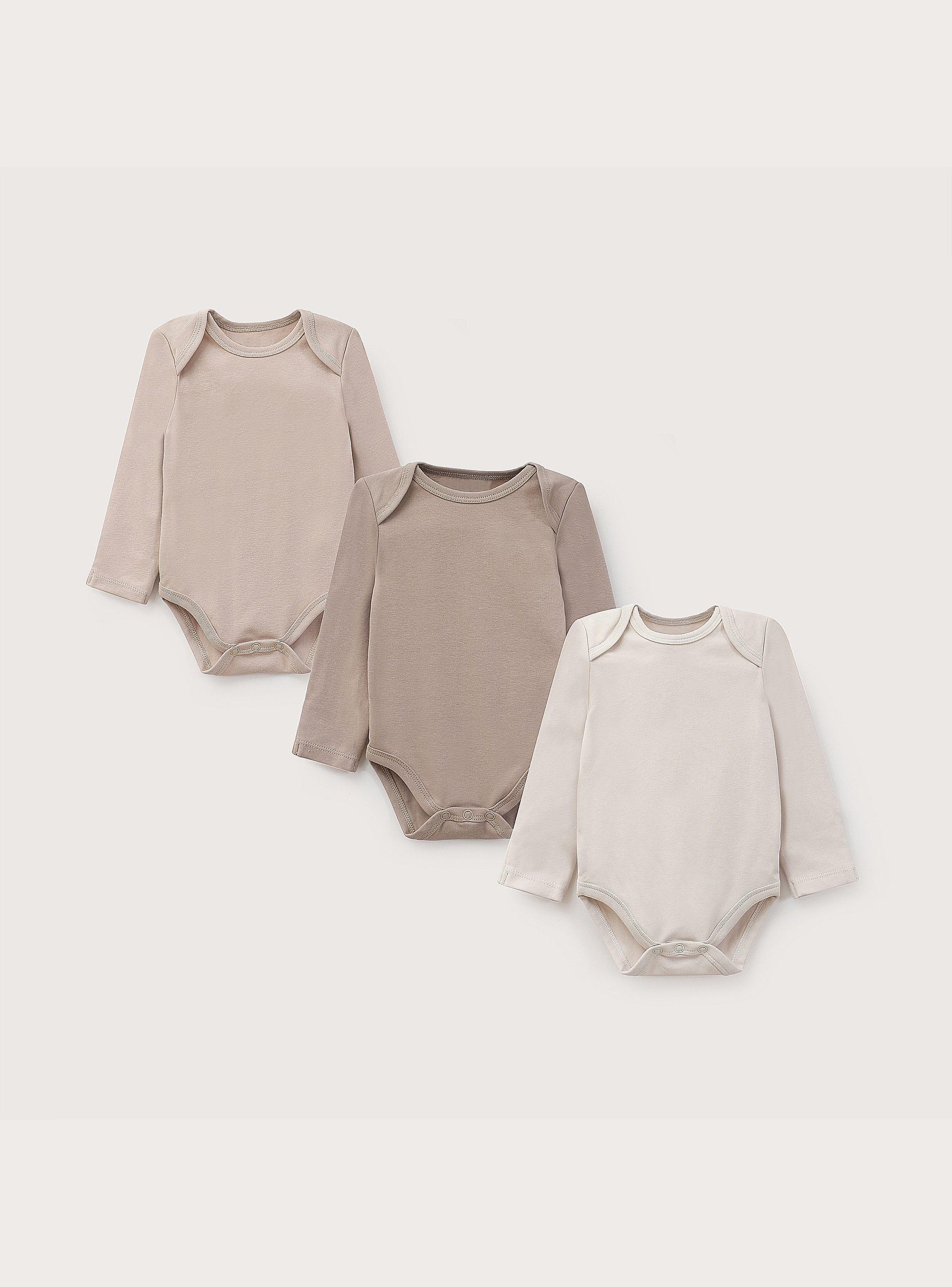Pack Bodies Bebe Unisex Crema-1