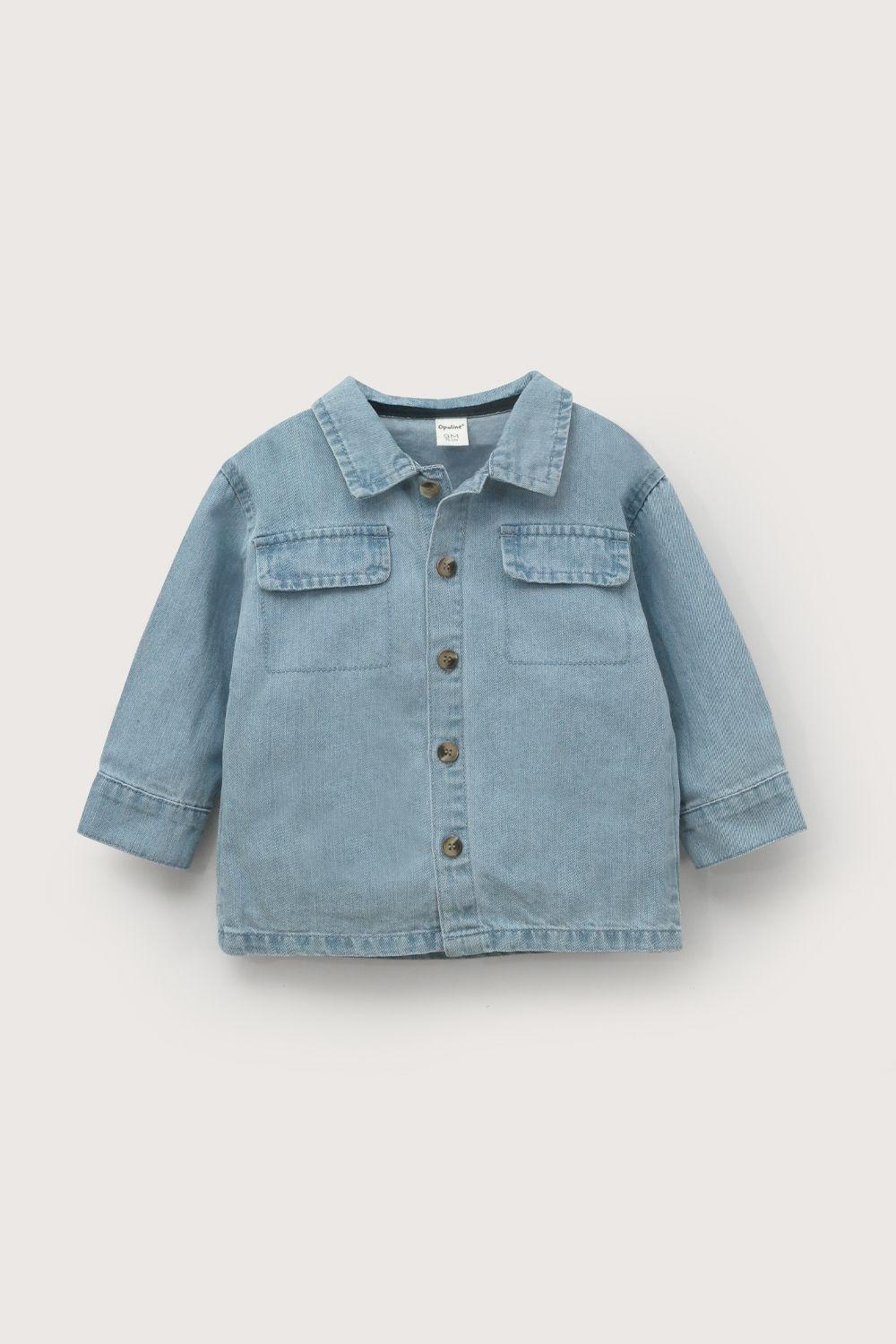 Sobre camisa de jeans de niño-1