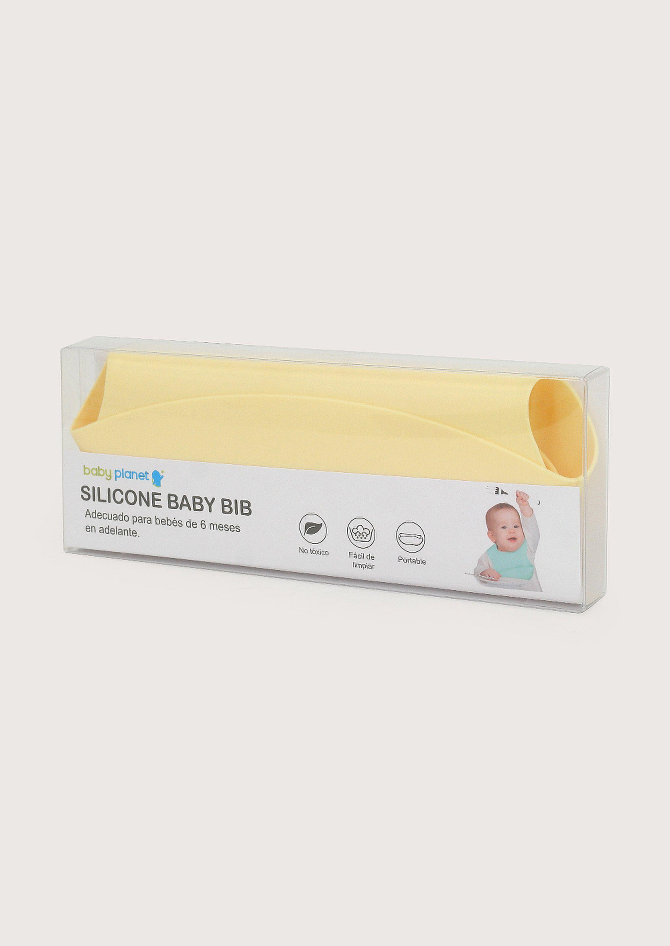 Babero bebé amarillo-2
