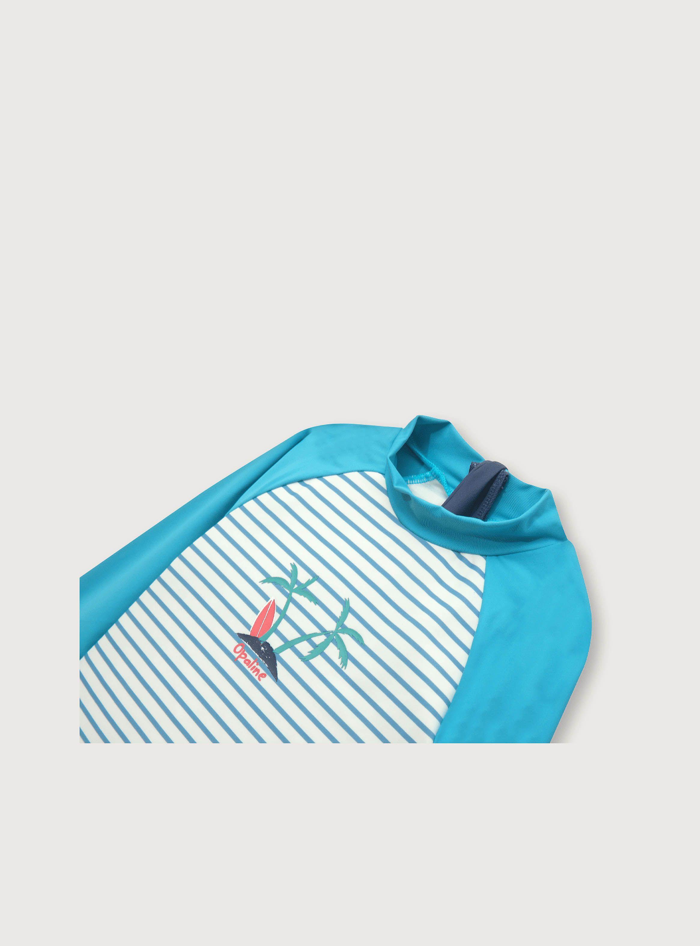 Traje De Baño De Niño Uv Turquesa (6M A 4A) Opaline-2