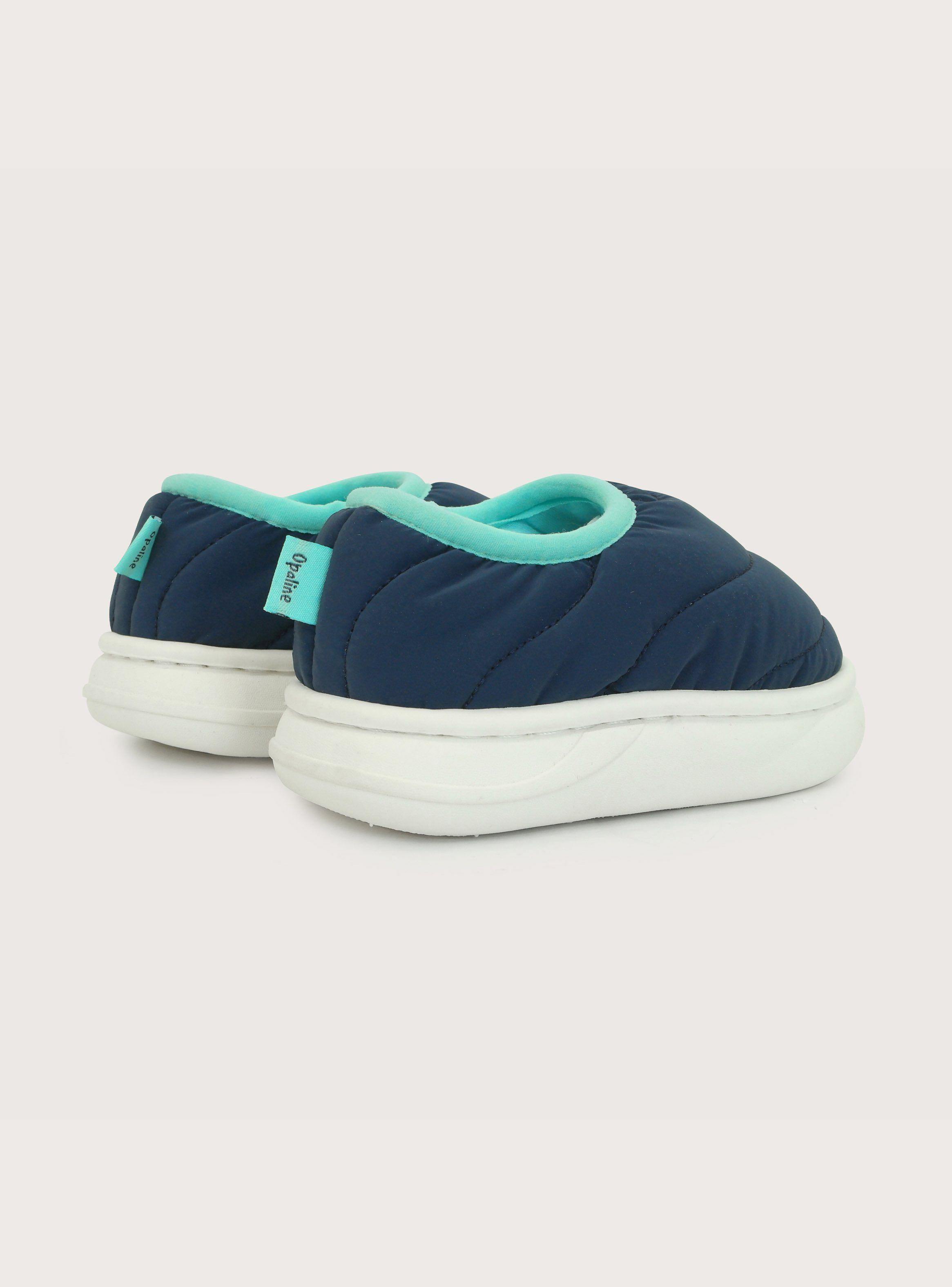 Pantufla Puffer Niño Azul-4