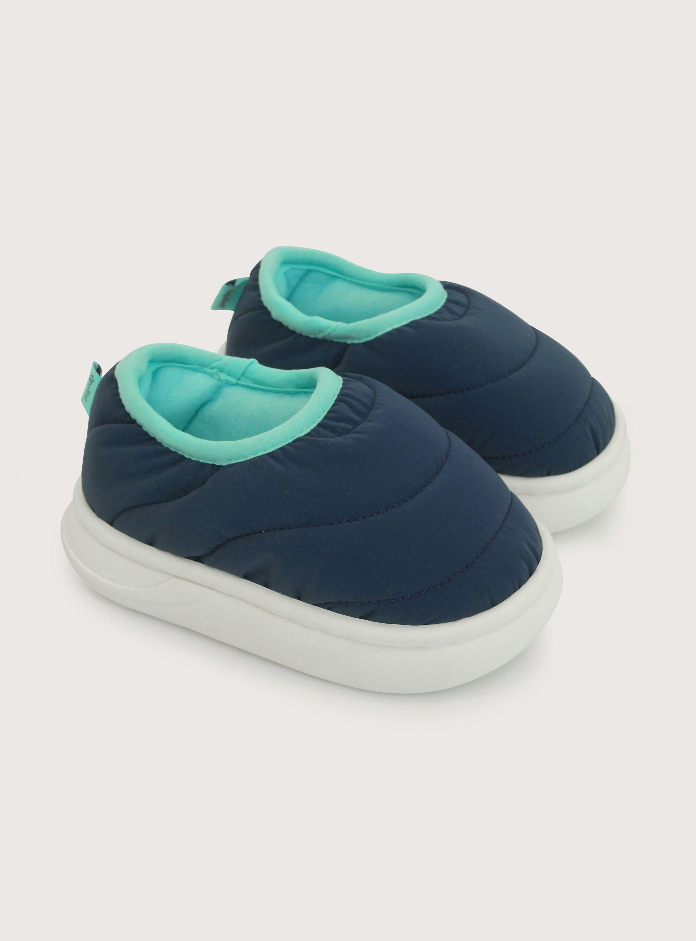 Pantufla Puffer Niño Azul-1