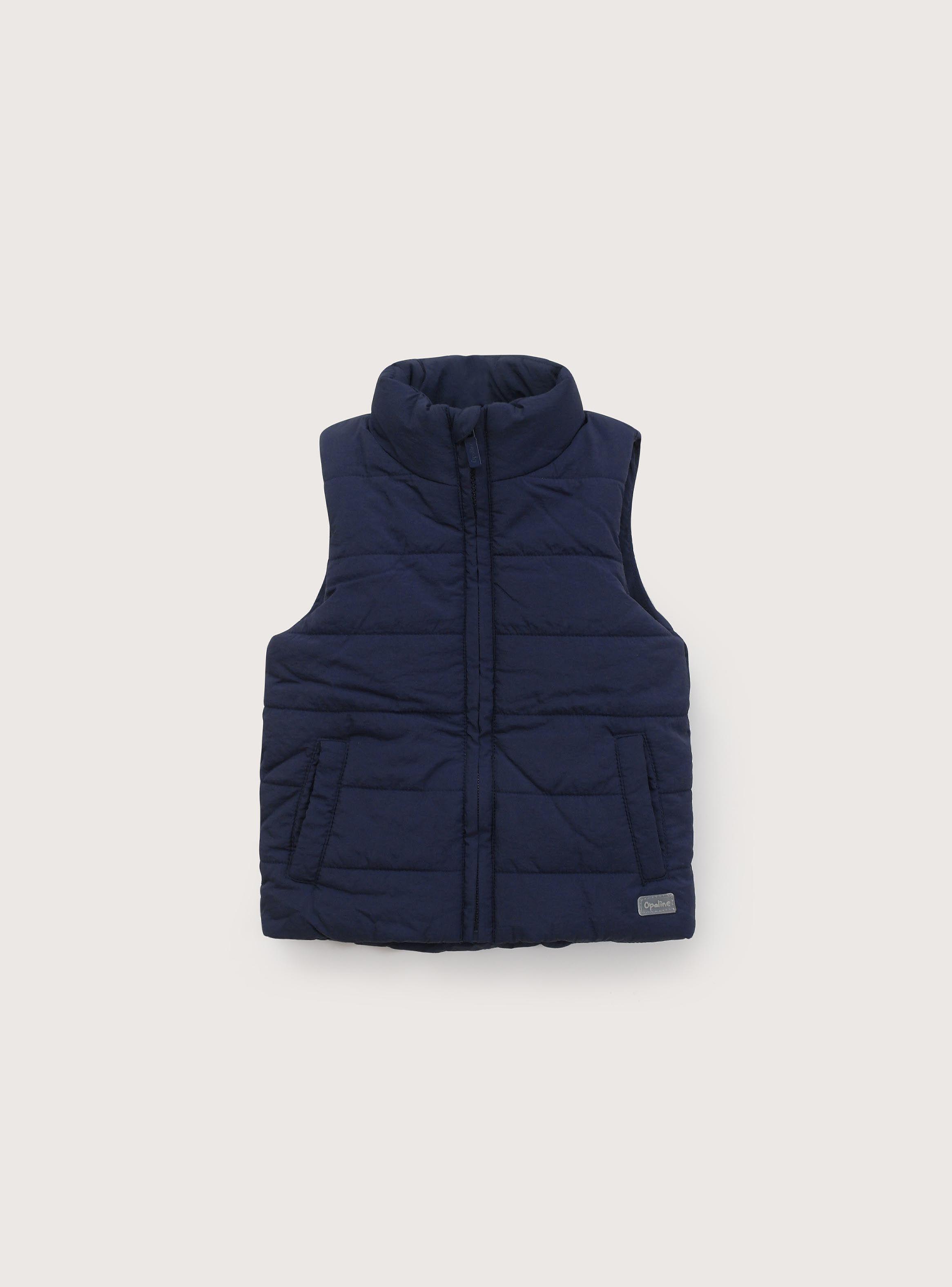 Parka Sin Mangas Infant Niño Azul Marino-0