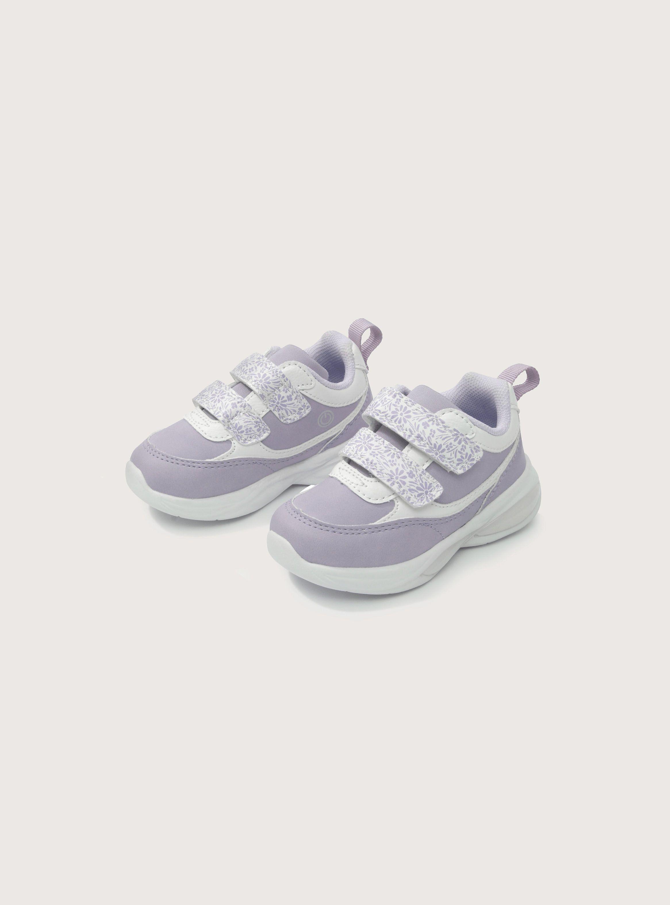 Zapatilla Luces Morada de Niña-0