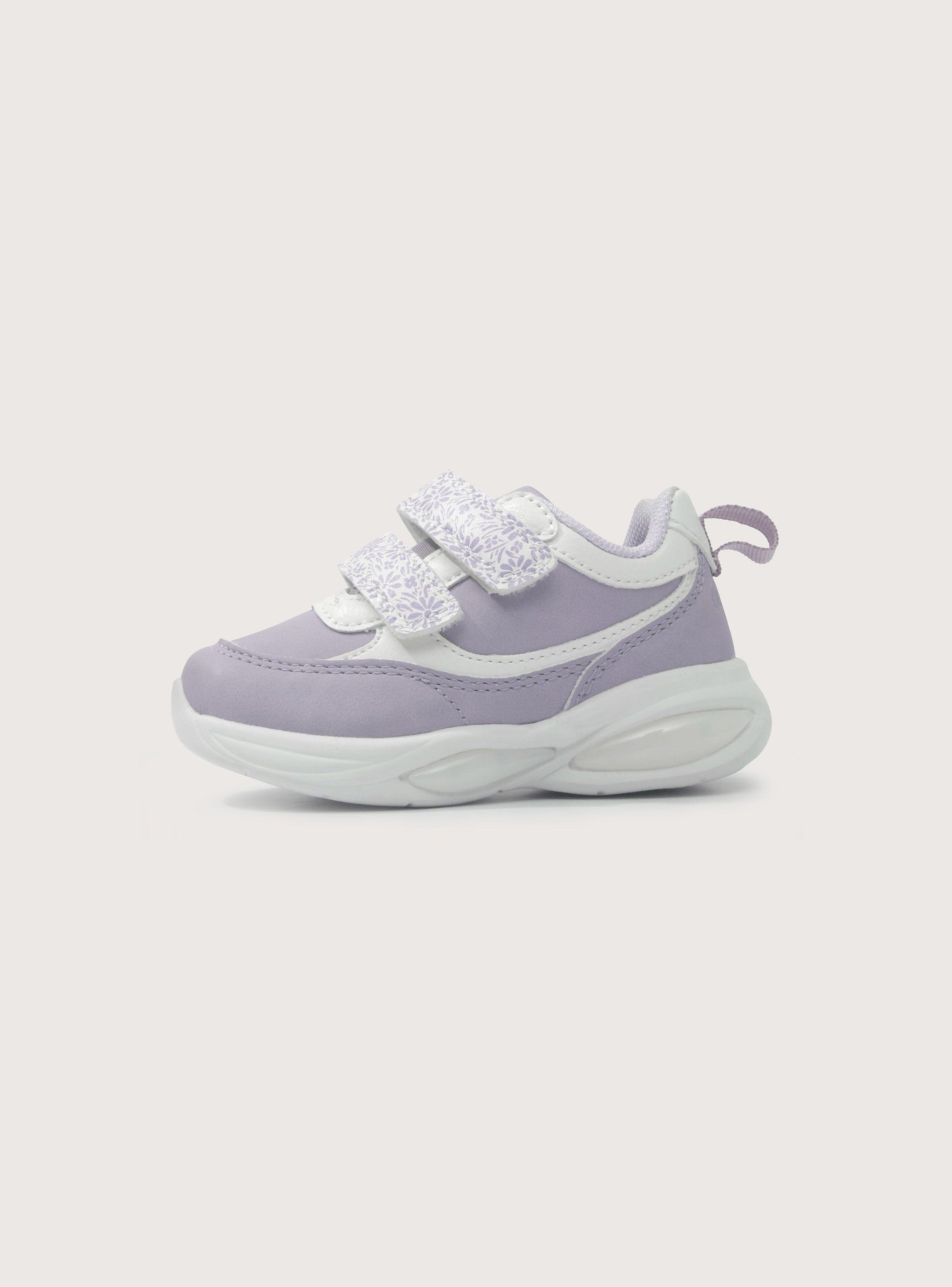 Zapatilla Luces Morada de Niña-1