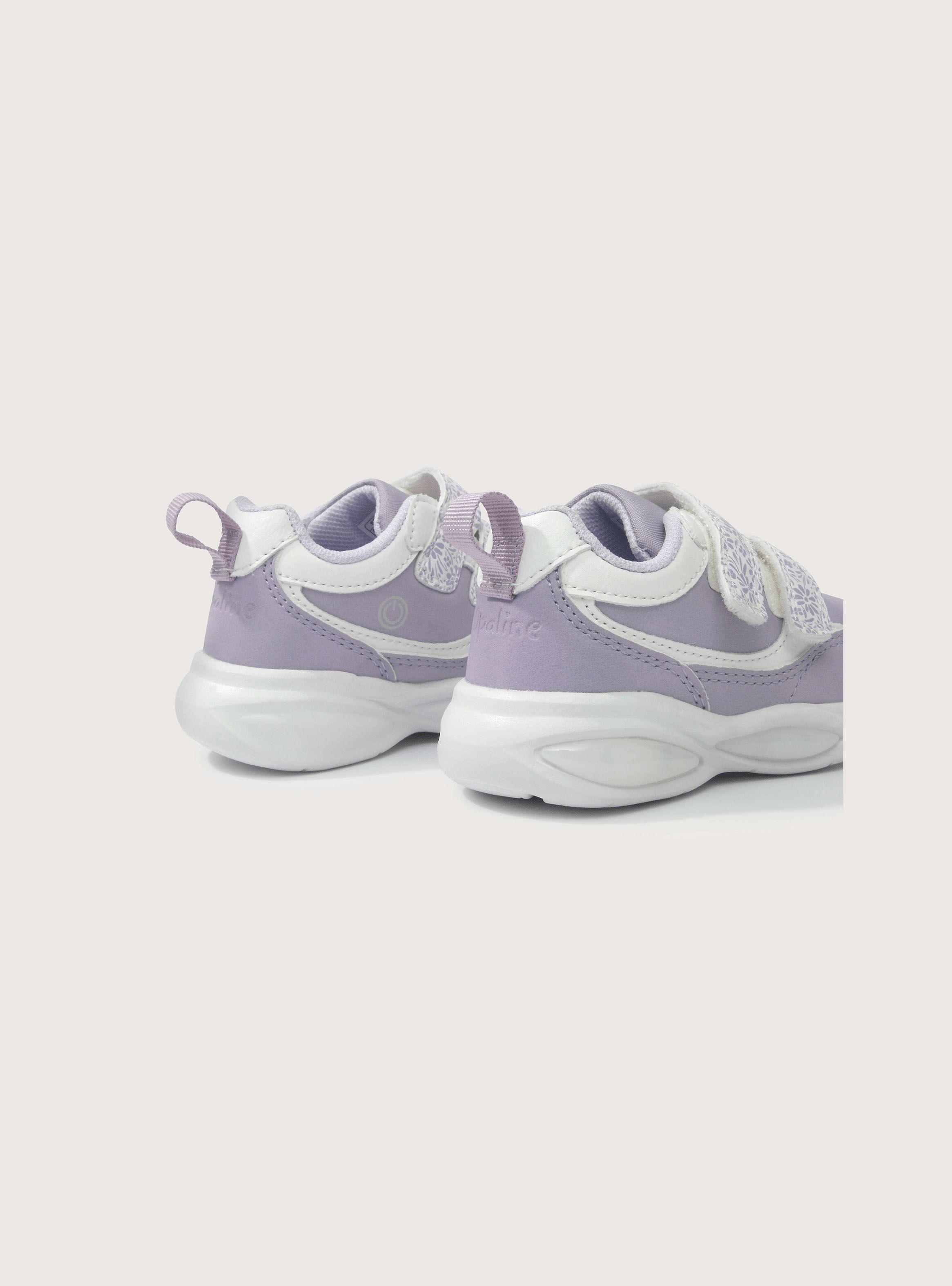 Zapatilla Luces Morada de Niña-4