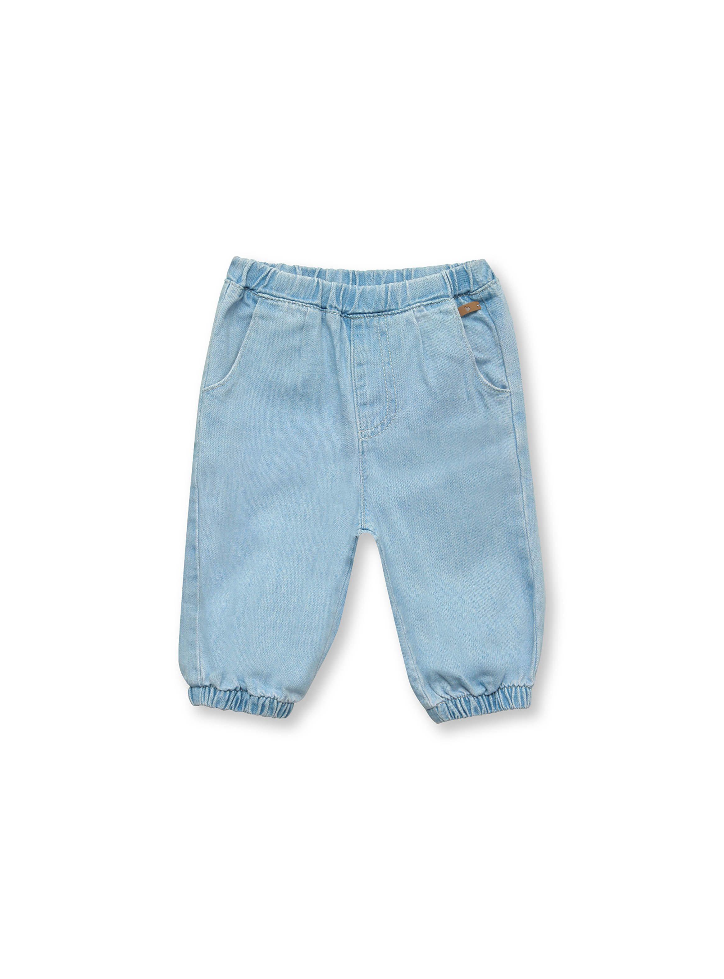 Jeans Bebé Bombacho Celeste (Rn A 9 Meses) Opaline-0