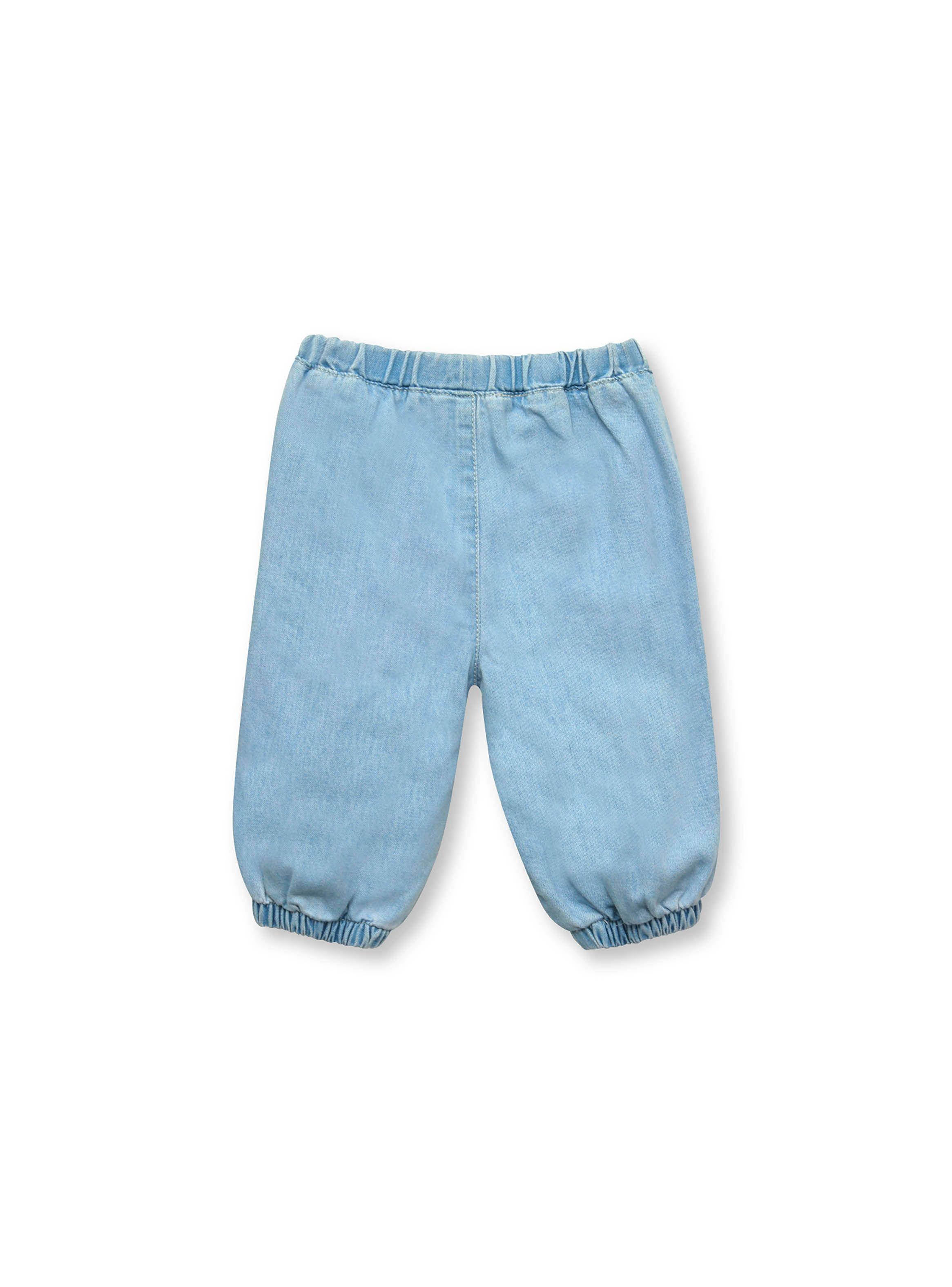 Jeans Bebé Bombacho Celeste (Rn A 9 Meses) Opaline-1