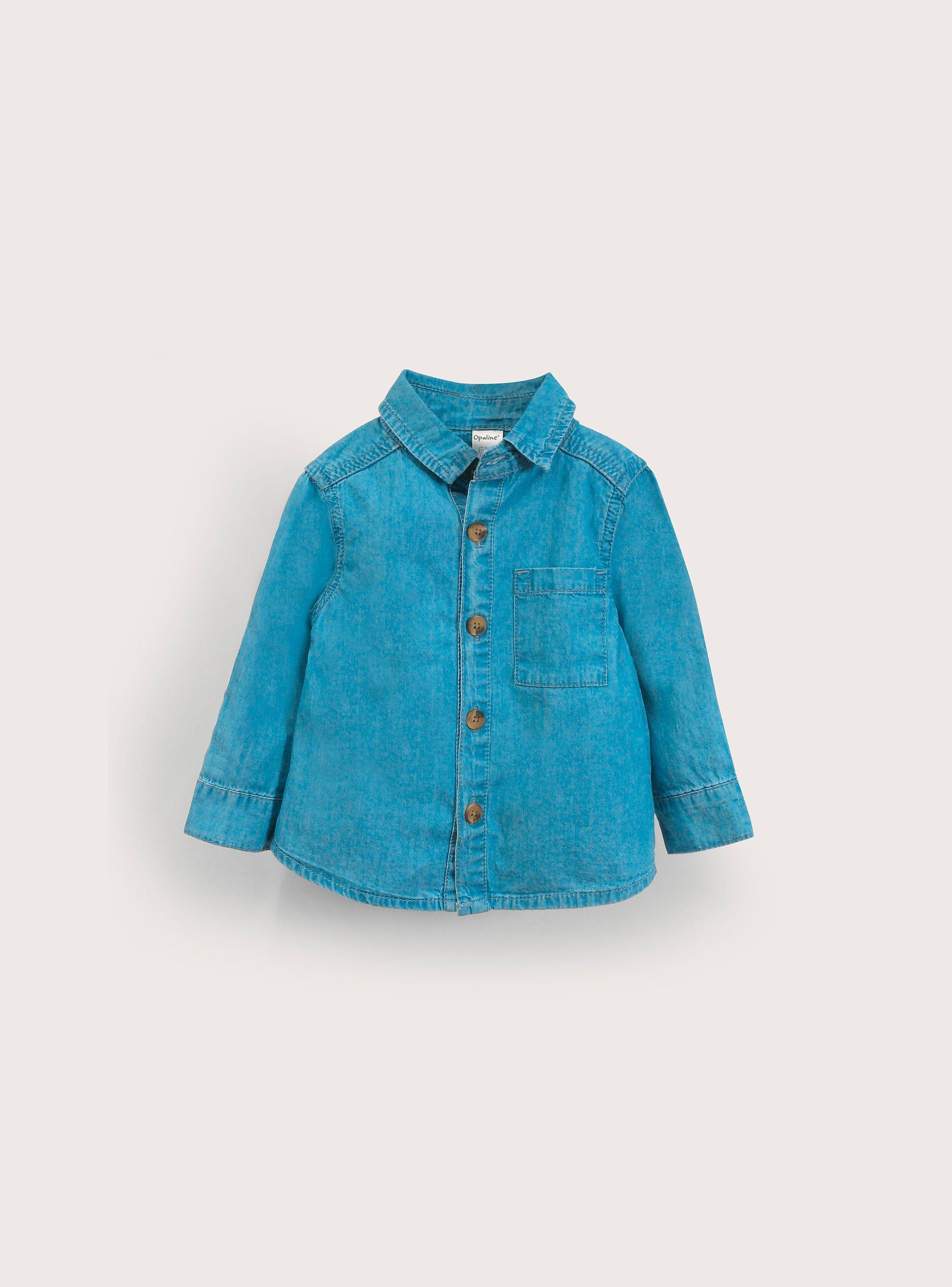 Camisa Niño Azul 40098 Opaline-0