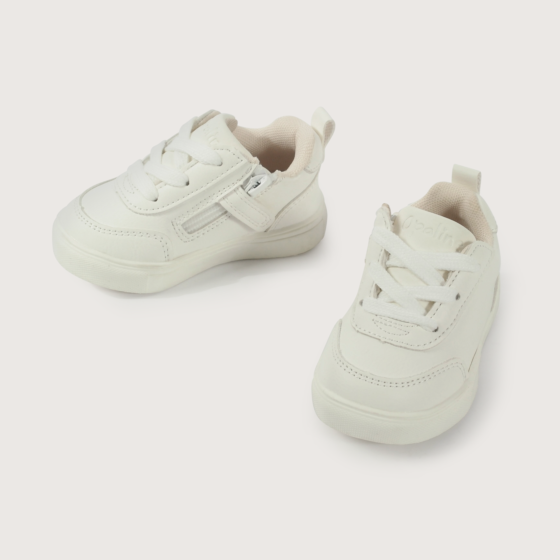 Zapatilla primeros pasos blanca unisex-3