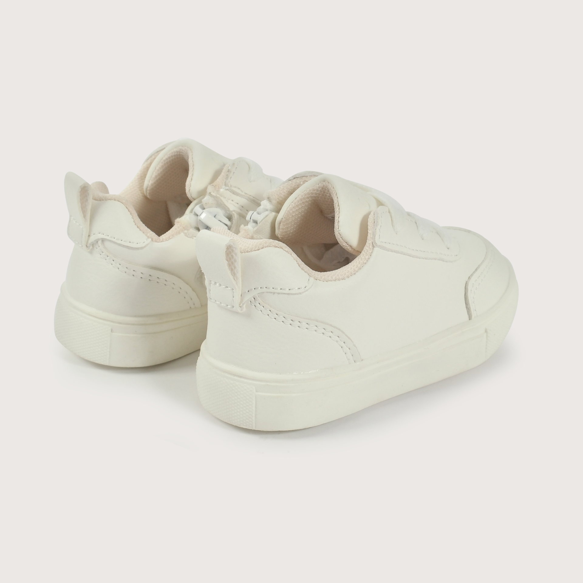 Zapatilla primeros pasos blanca unisex-4