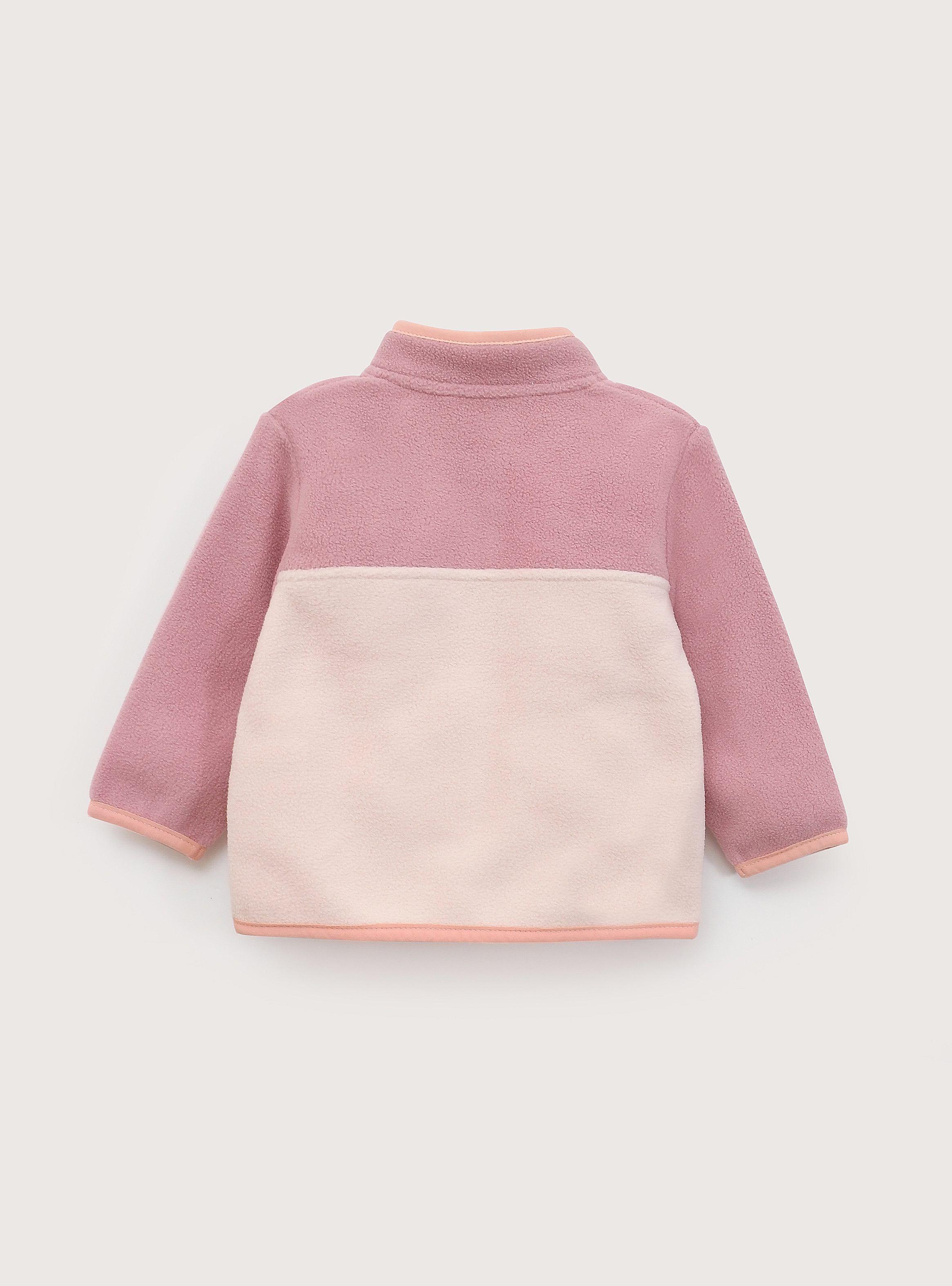 Poleron Infant Niña Rosa Viejo-2