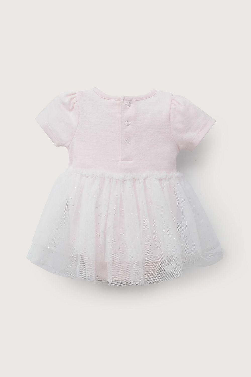 Body vestido rosado de bebé niña halloween-2