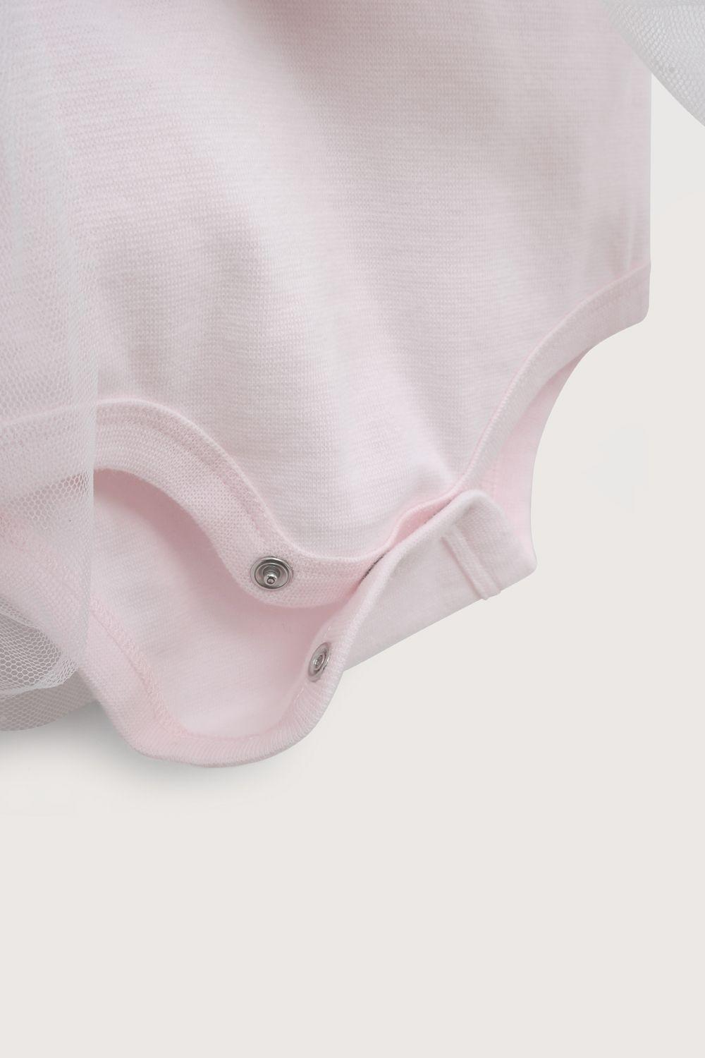 Body vestido rosado de bebé niña halloween-4