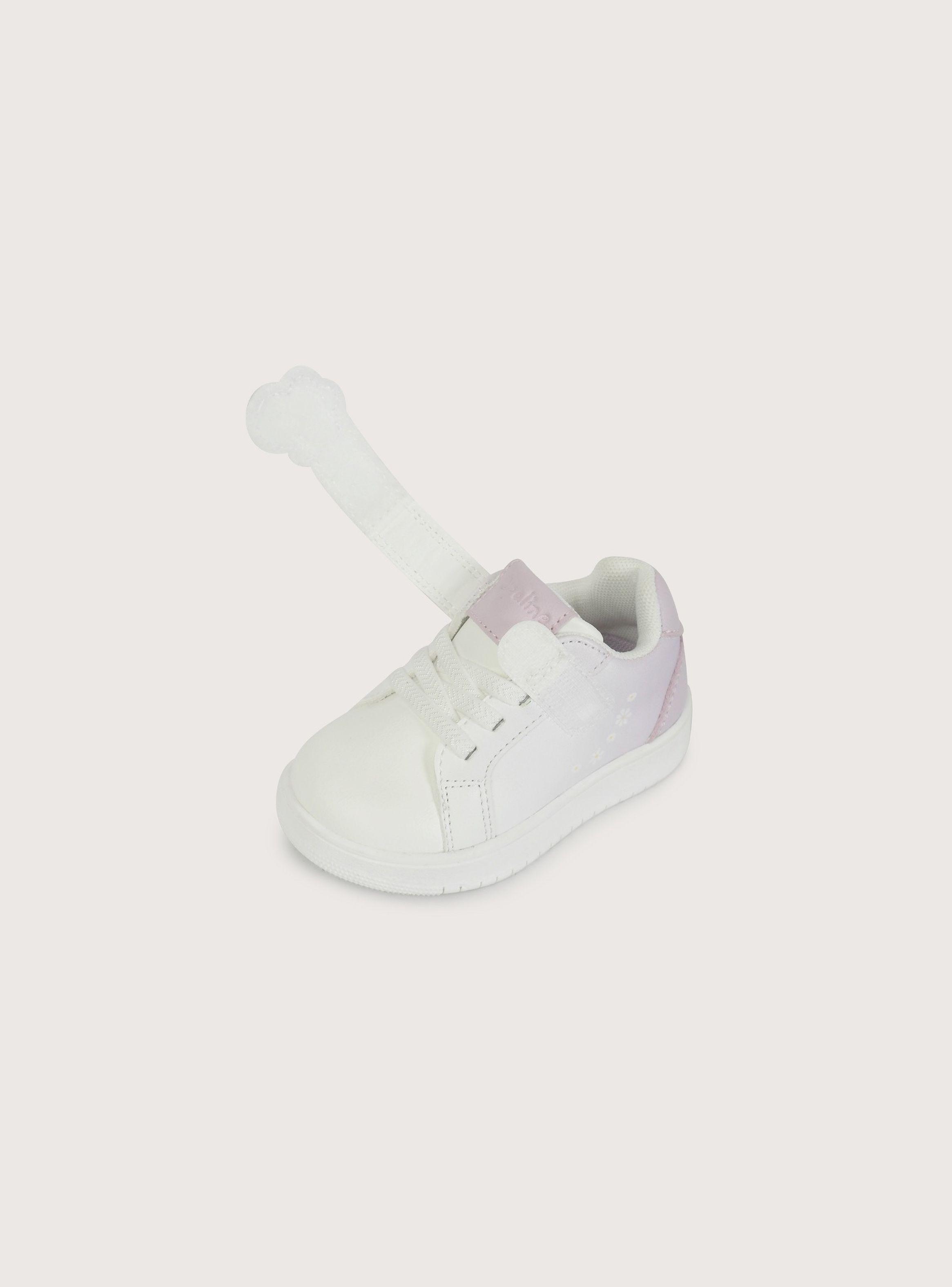 Zapatilla disney blanca de niña-5