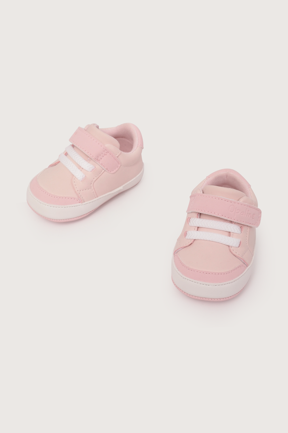 Zapatilla bebé rosada de niña-3