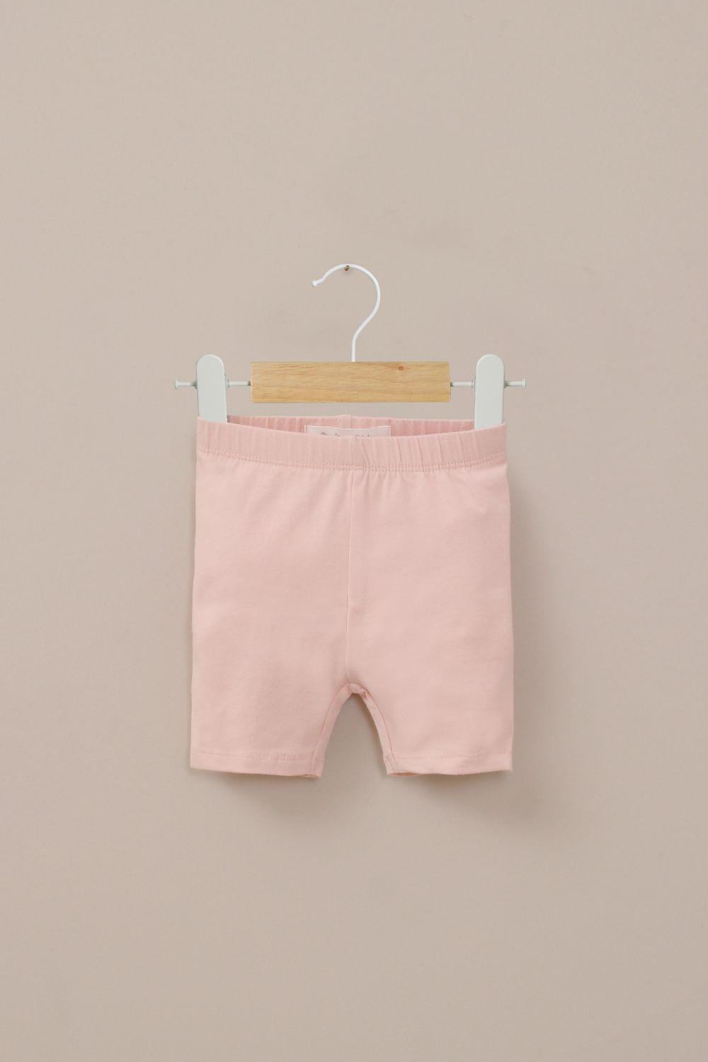 Calza biker rosada de niña Opaline-0