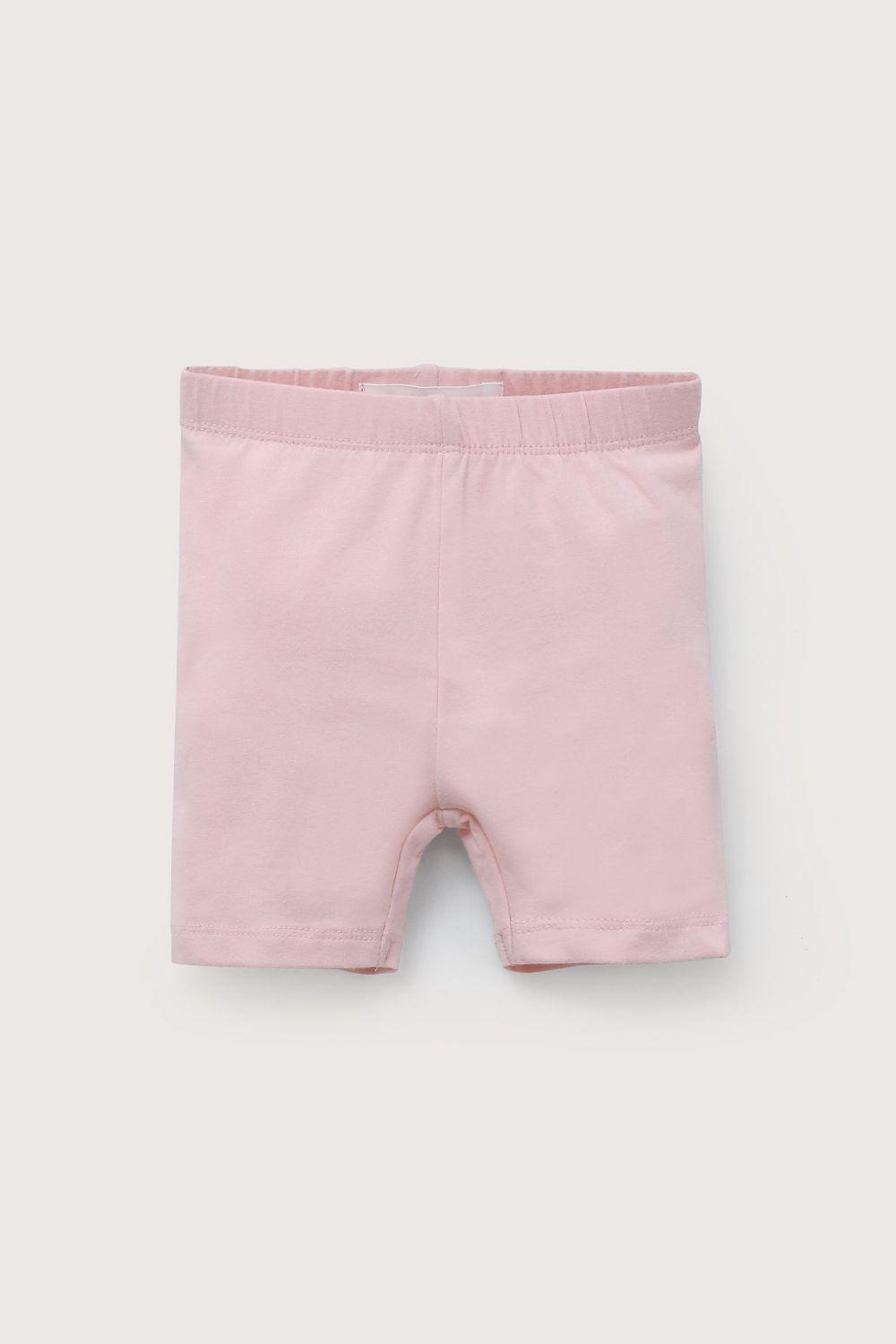 Calza biker rosada de niña Opaline-1