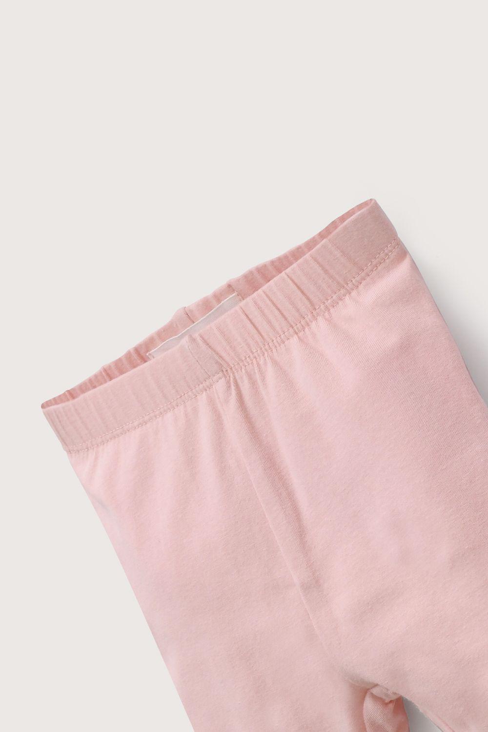 Calza biker rosada de niña Opaline-3