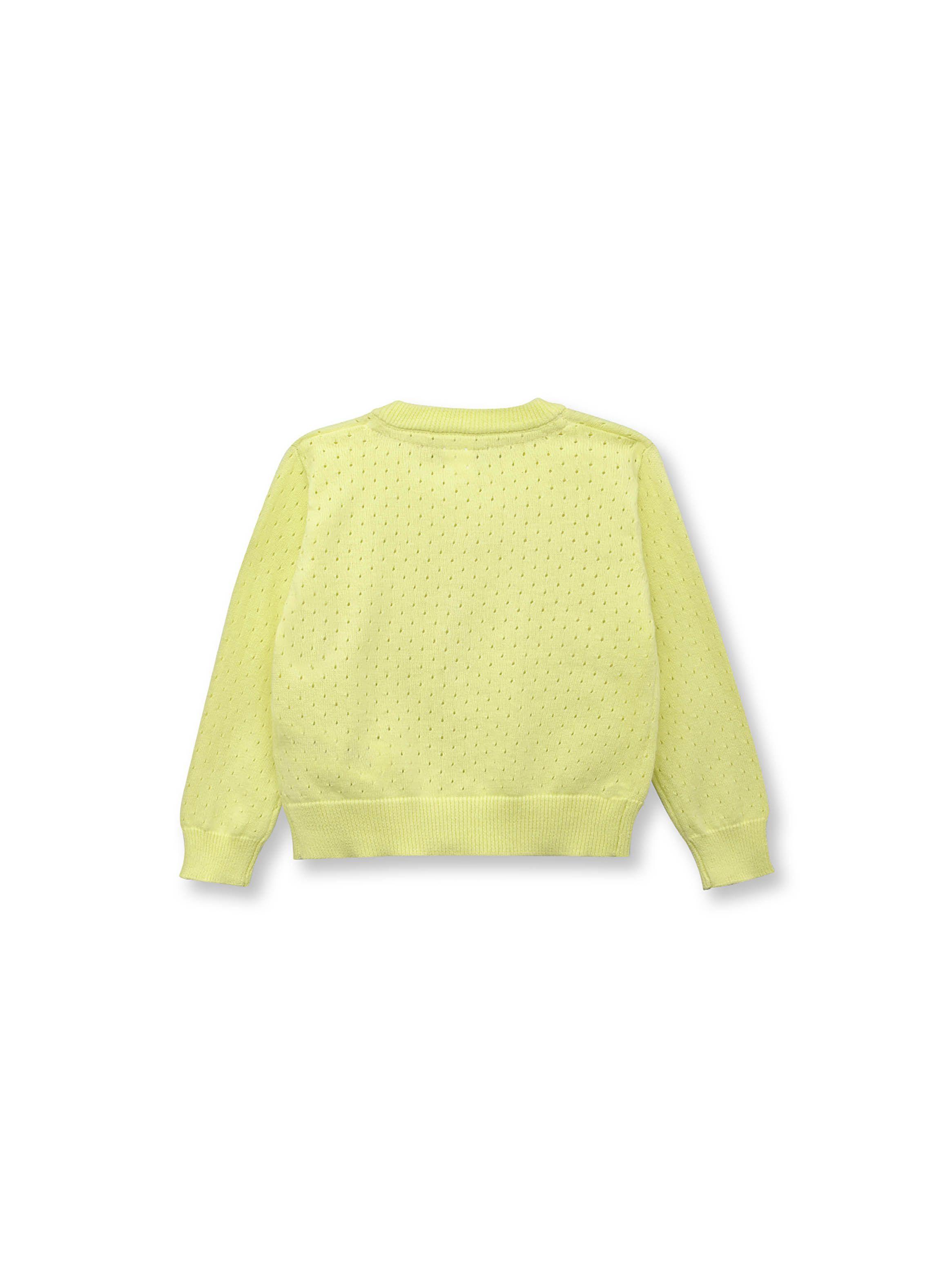 Chaleco de niña puntitos Verde (6M - 4A)-1