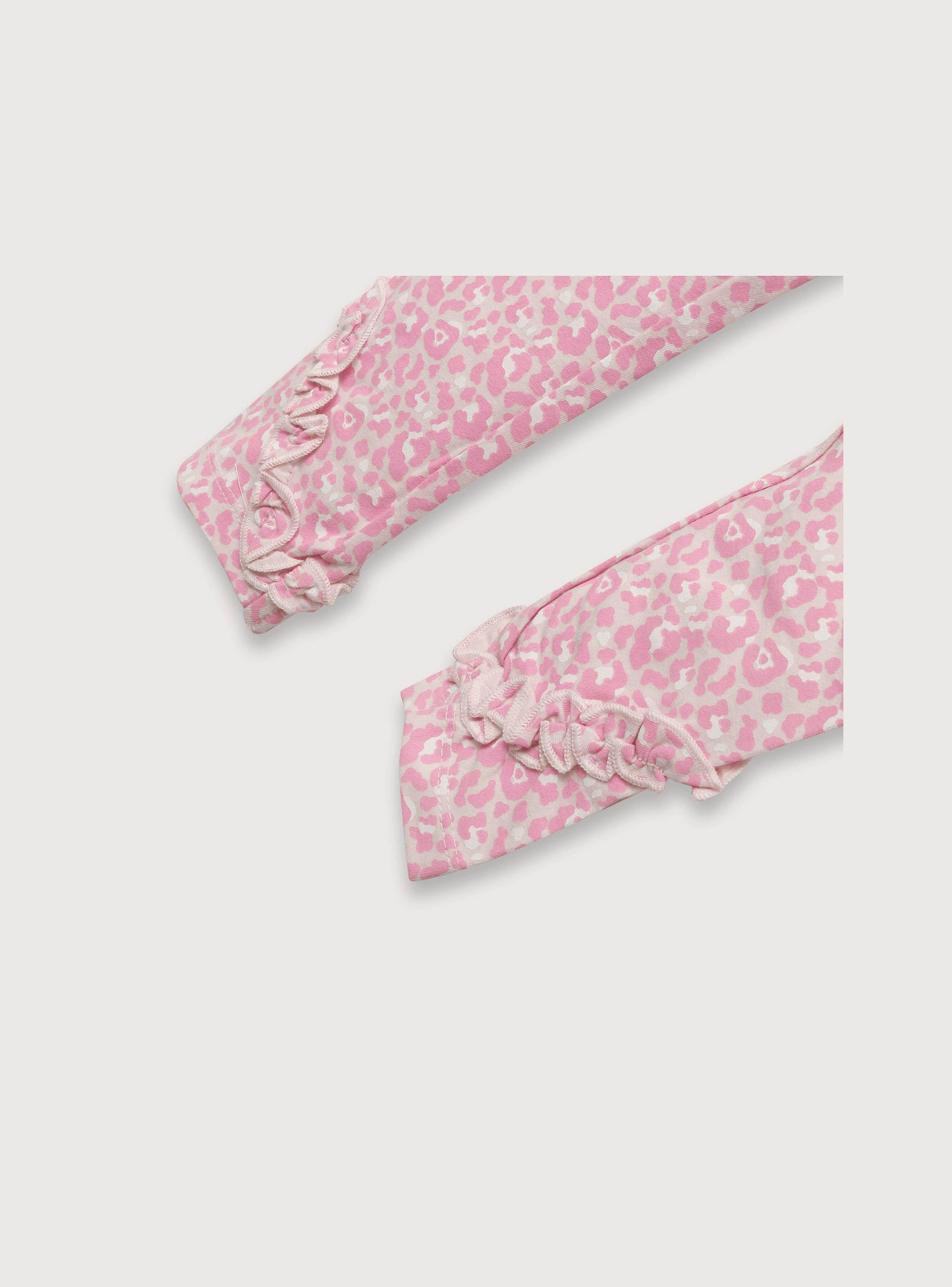 Calza De Niña Animal Print Rosado (6M A 4A) Opaline-2