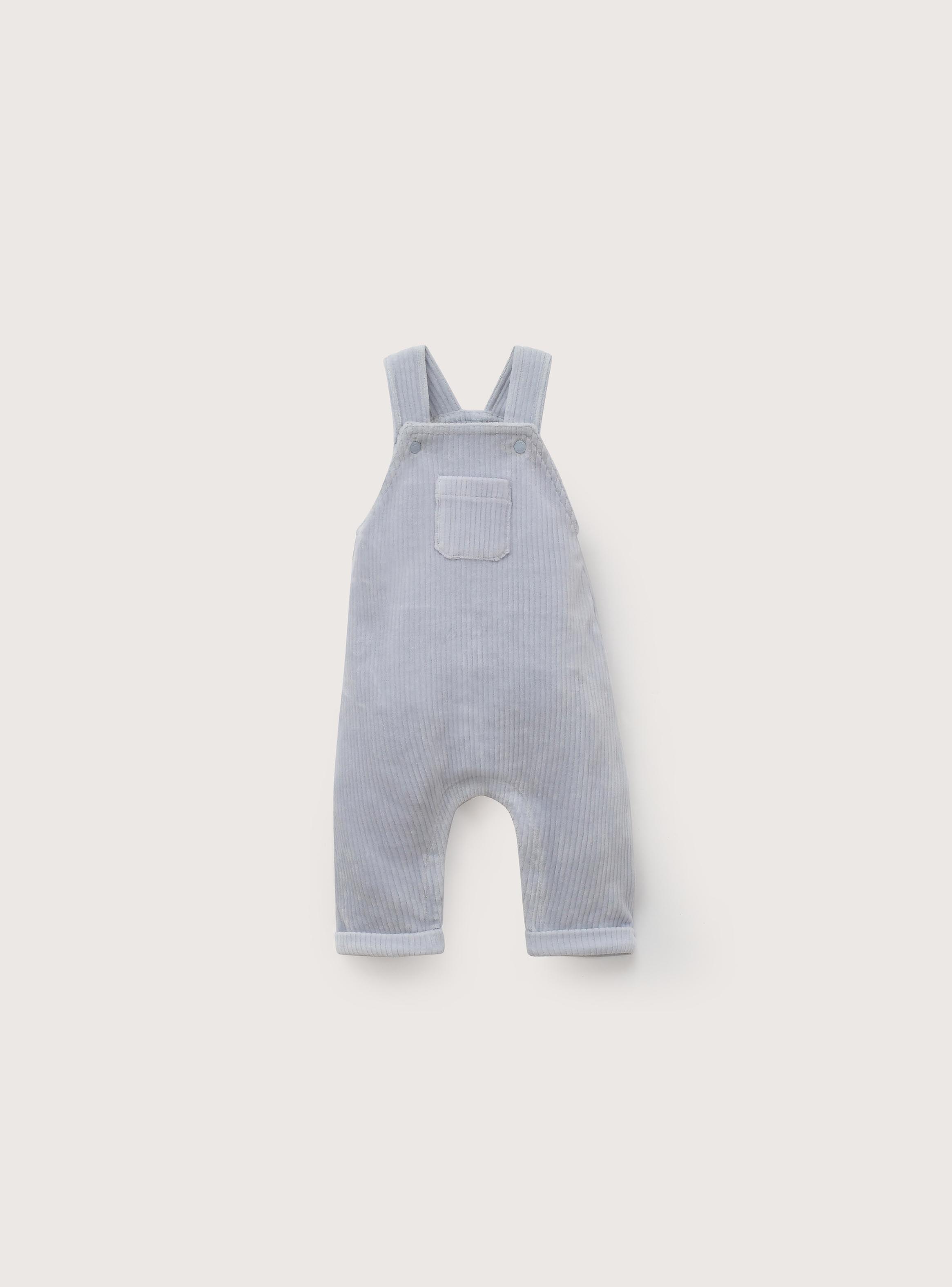 Conjunto Jardinera Bebe Niño Celeste-1