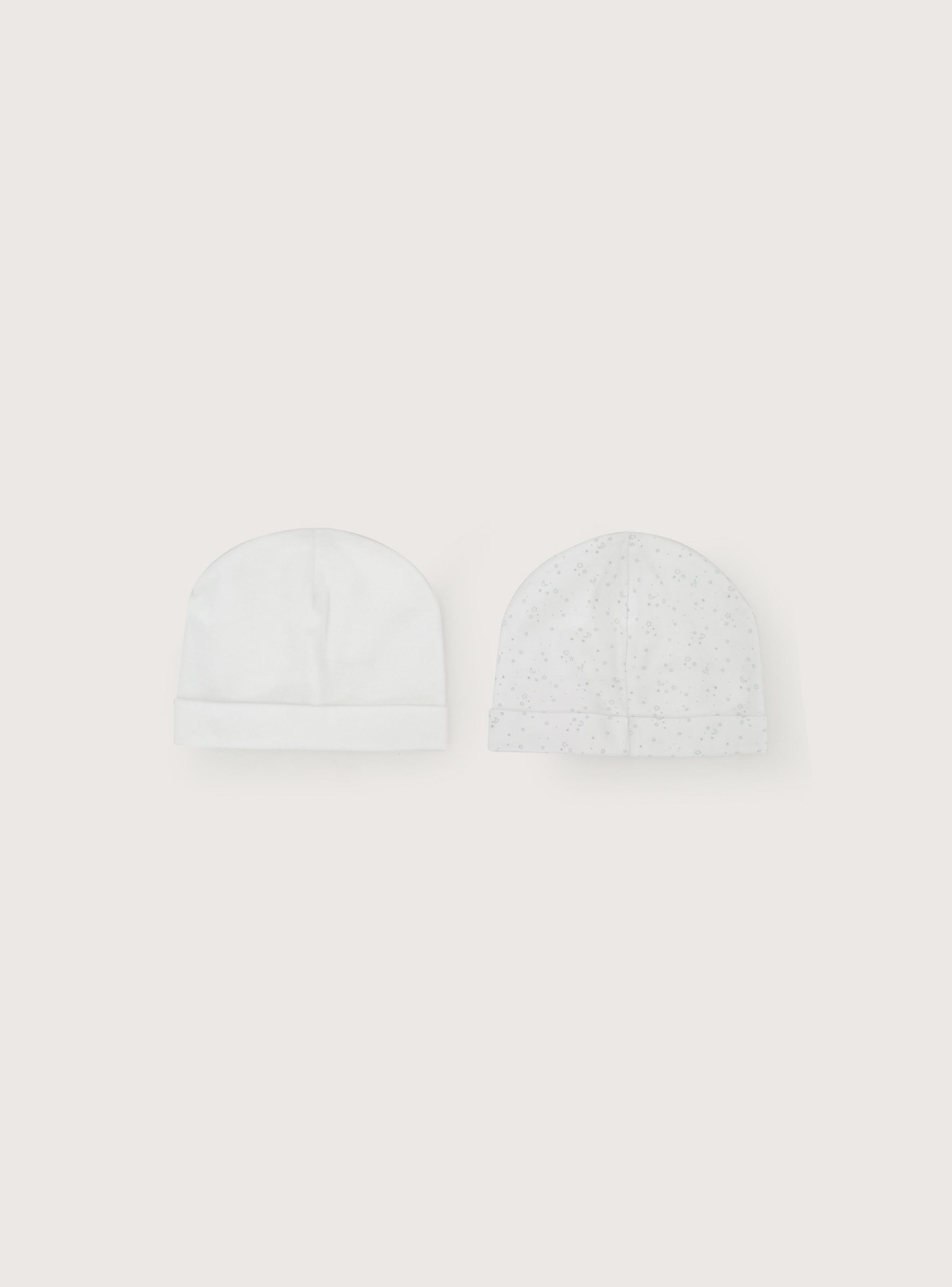 Pack De 2 Gorros Algodón De Bebe Niño Opaline-0
