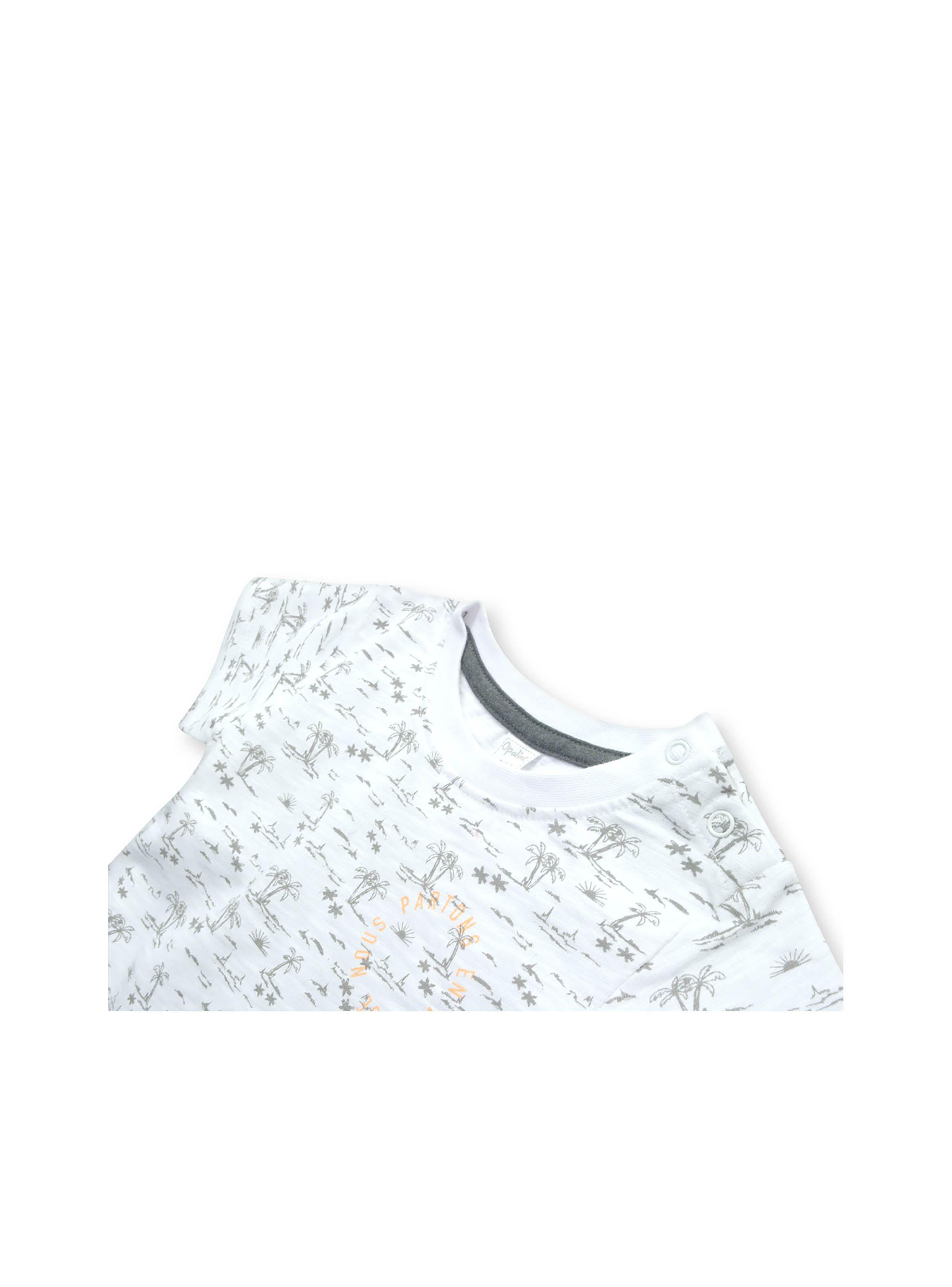 Polera de niño esencial mc Blanco (6M - 4A)-2